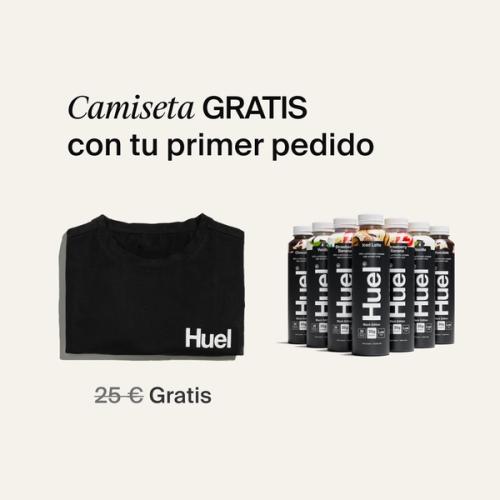 A selection of Huel Black Edition Ready-to-drink protein drinks next to a folded Black Huel t-shirt