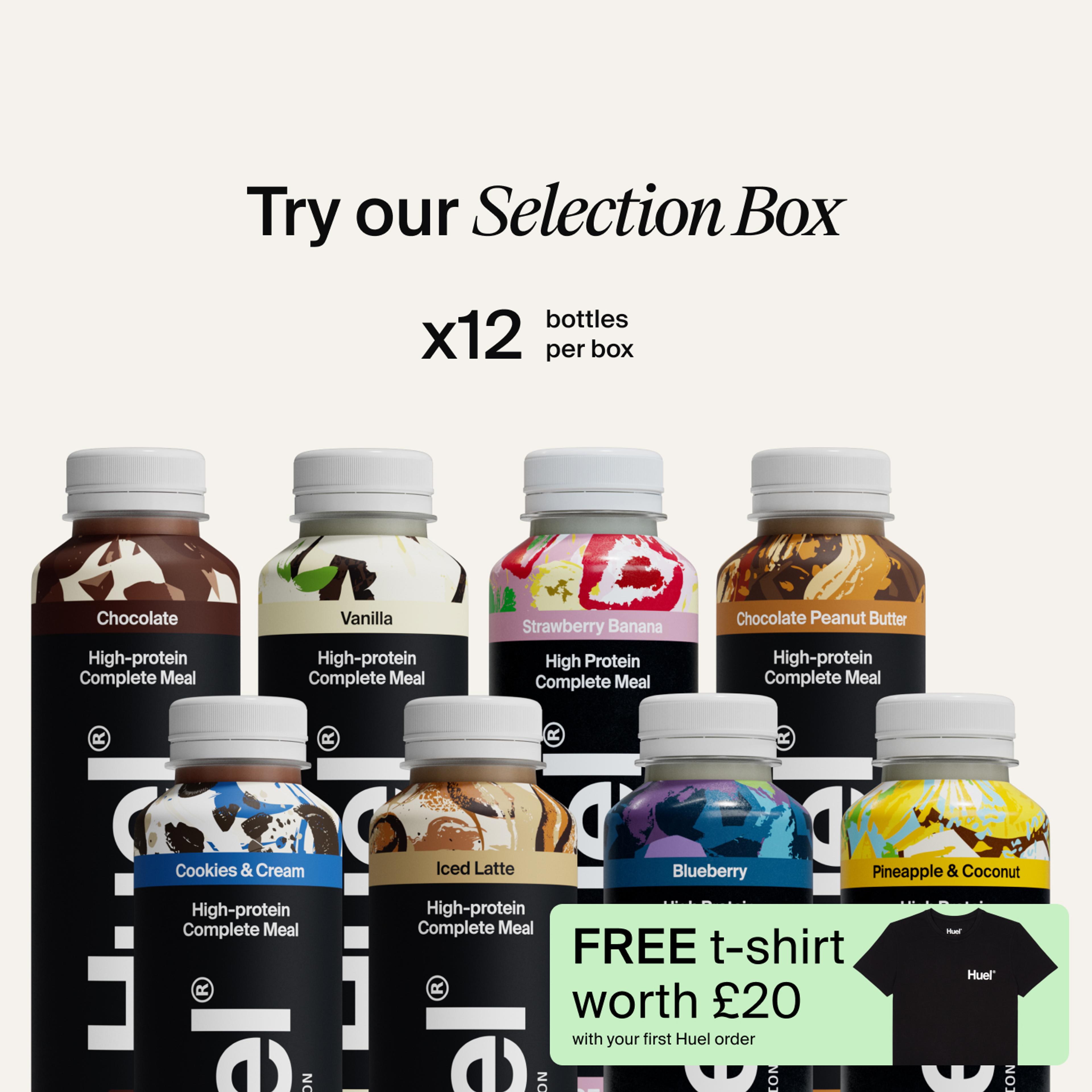 Try our selection box (x12 bottles per box)
