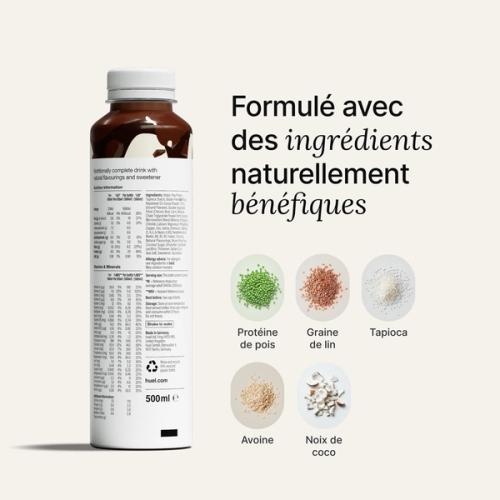 Vanille sortant d'une bouteille de Ready-to-drink