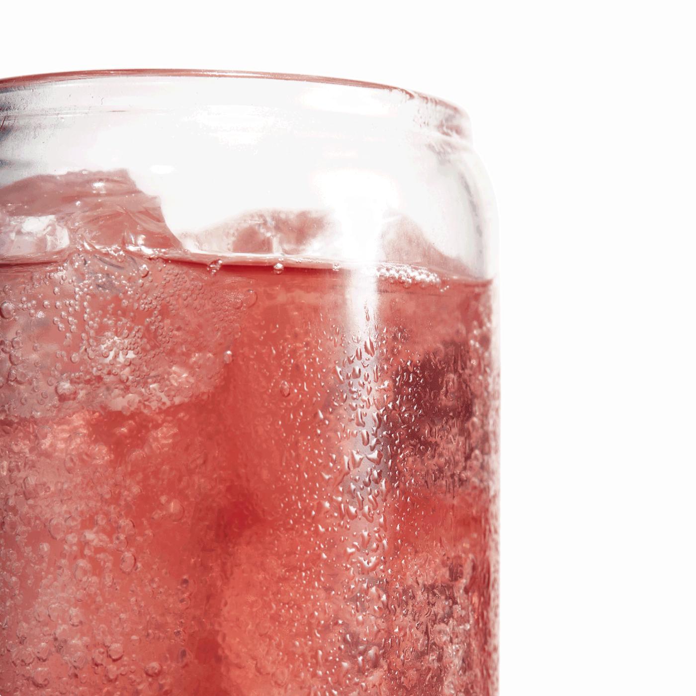 Close up shot of a glass of DAZ