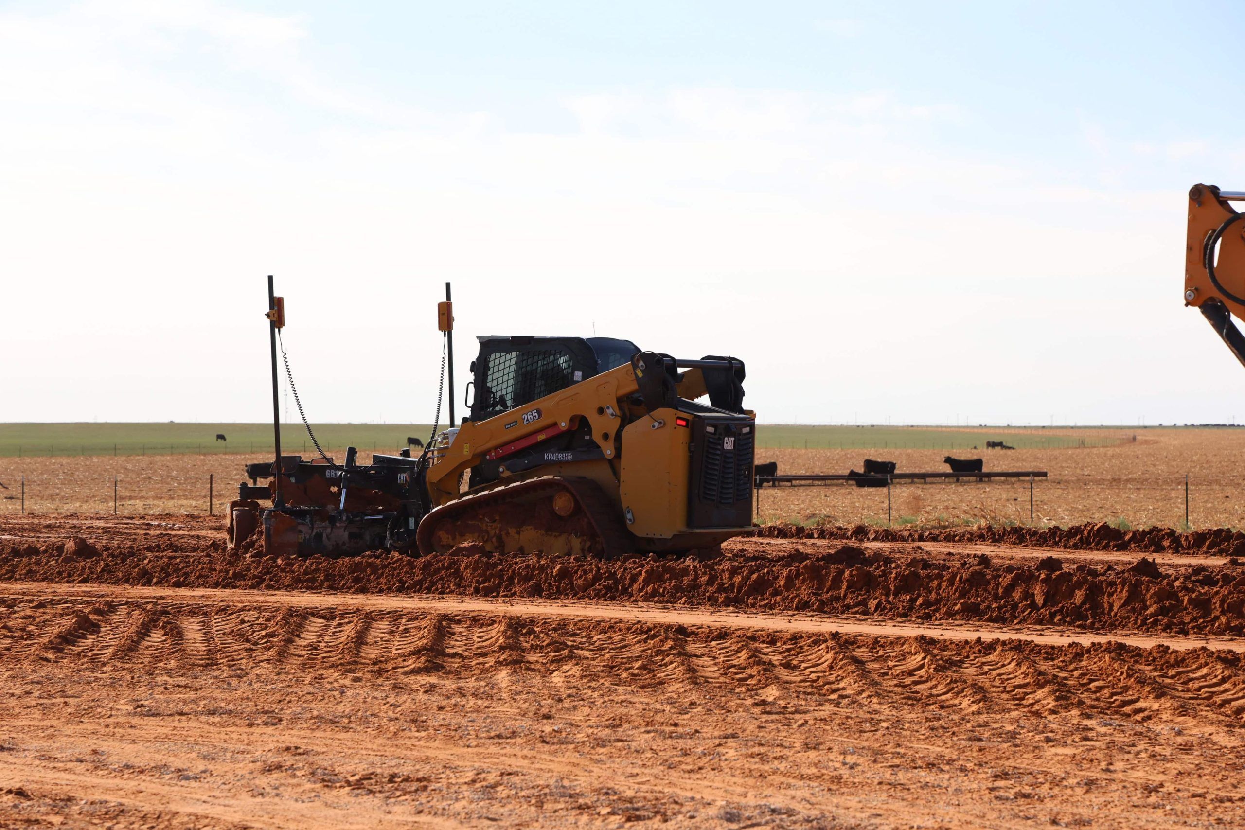 Earthwork project in Gaines County, TX