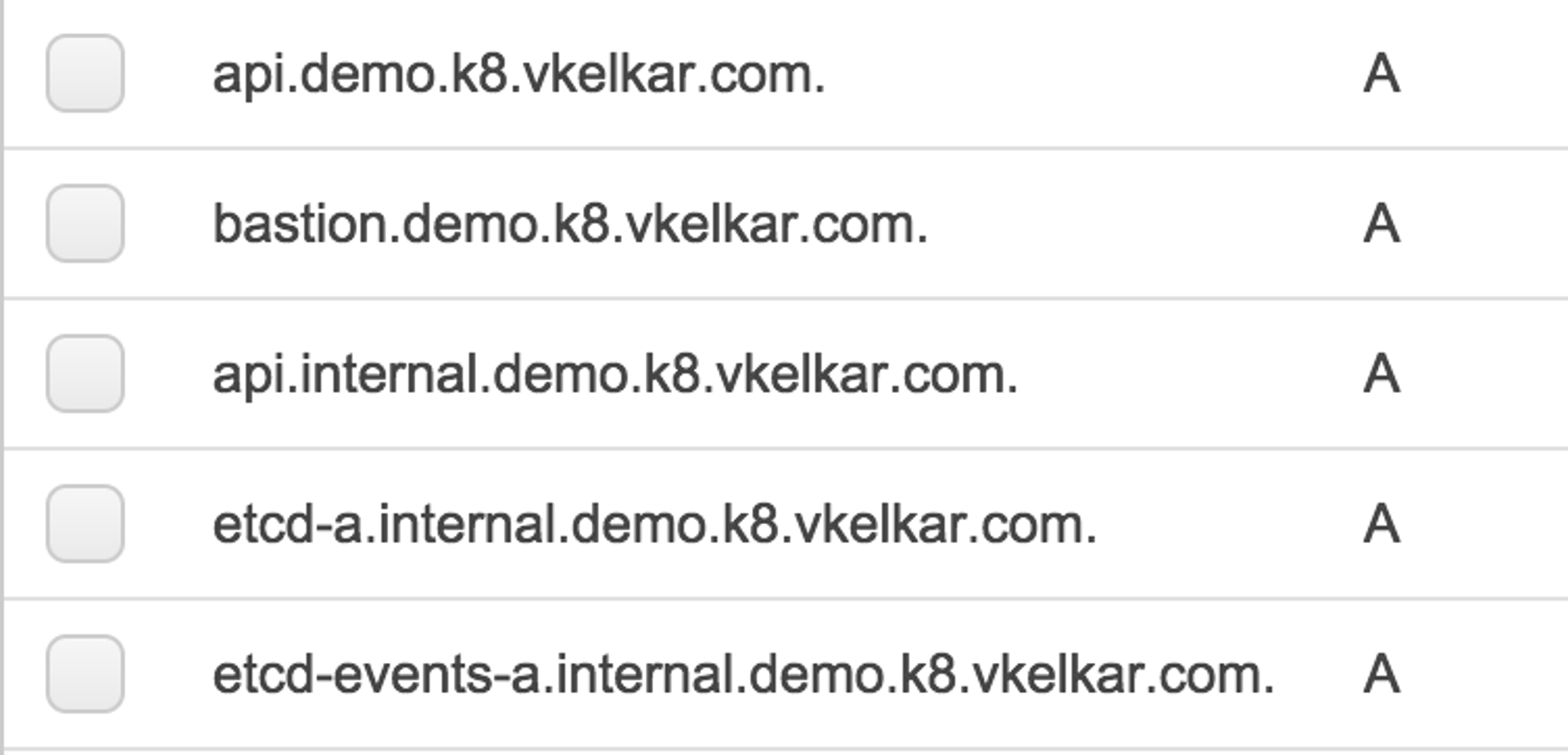 DNS Entries