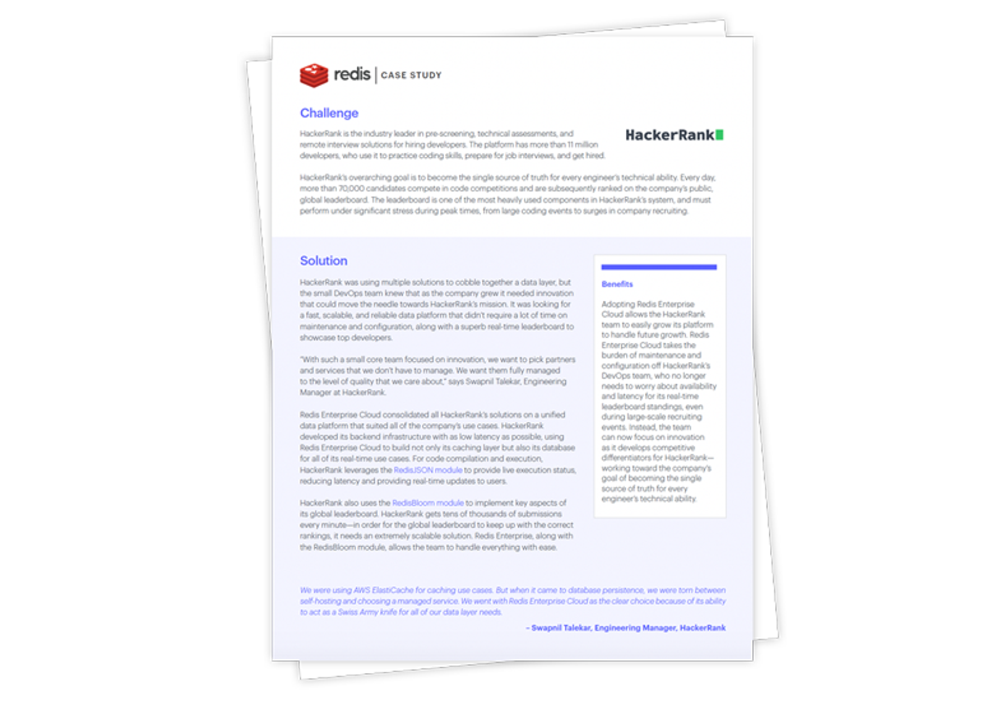 Hackerrank case study
