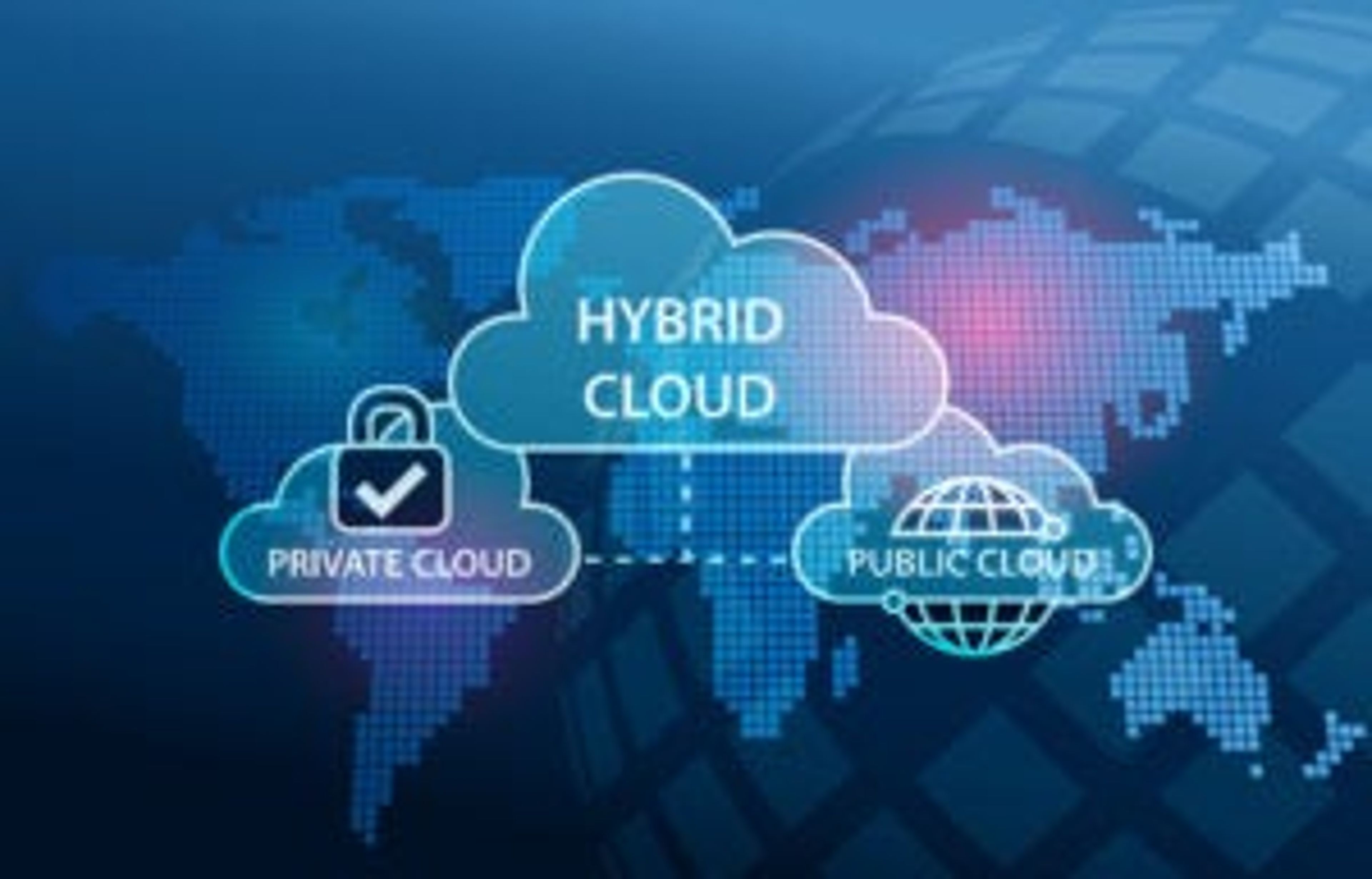 private cloud vs public cloud. hybrid cloud strategy 