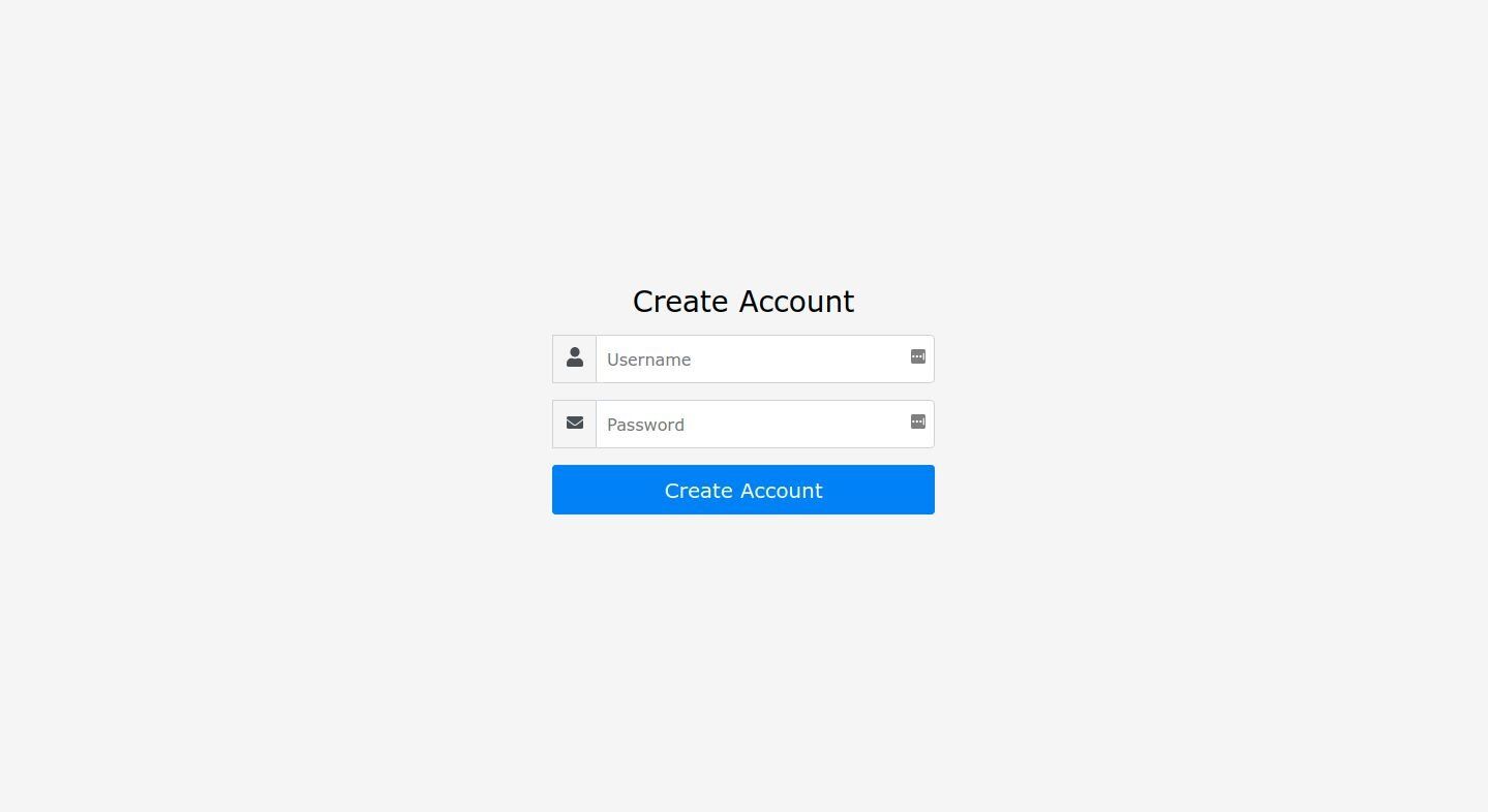 Hacker News clone login and sign-up screens