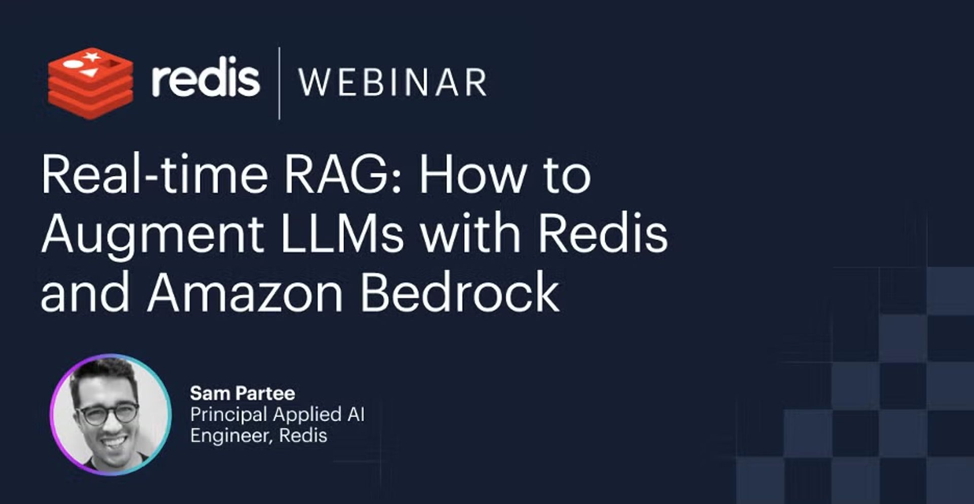 Real-time RAG: How to Augment LLMs with Redis and Amazon Bedrock