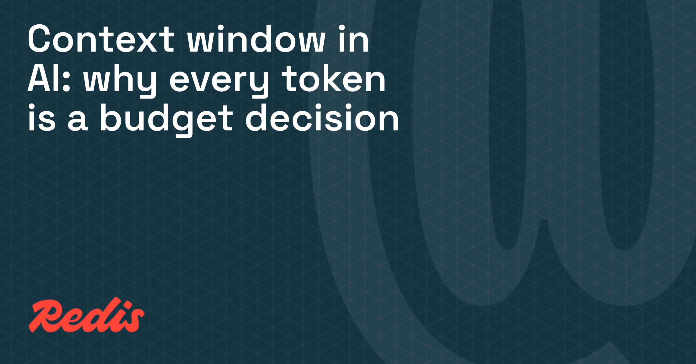 Context window in AI: why every token is a budget decision