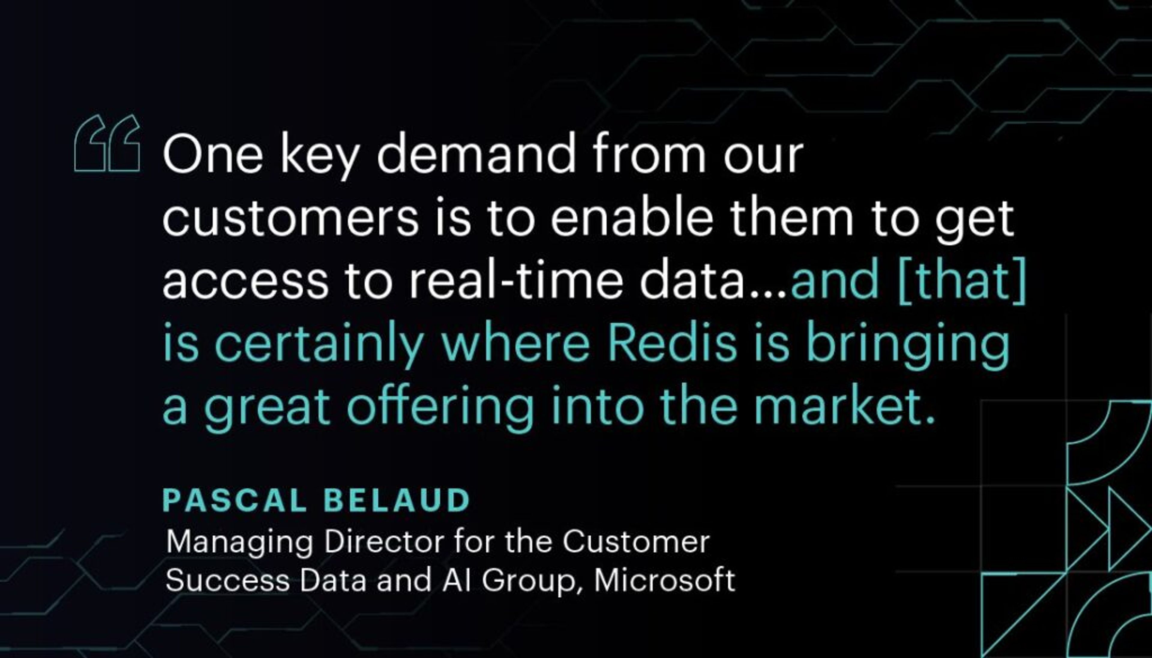 redisdays new york 2022 pascal belaud quote