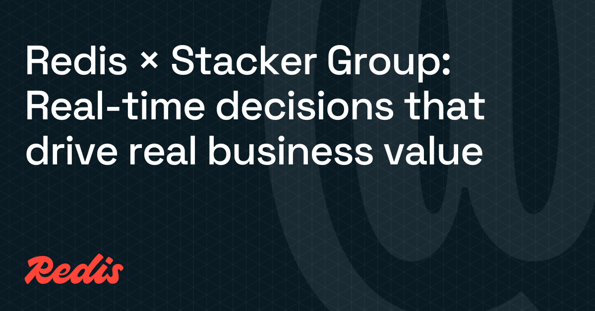 Redis × Stacker Group