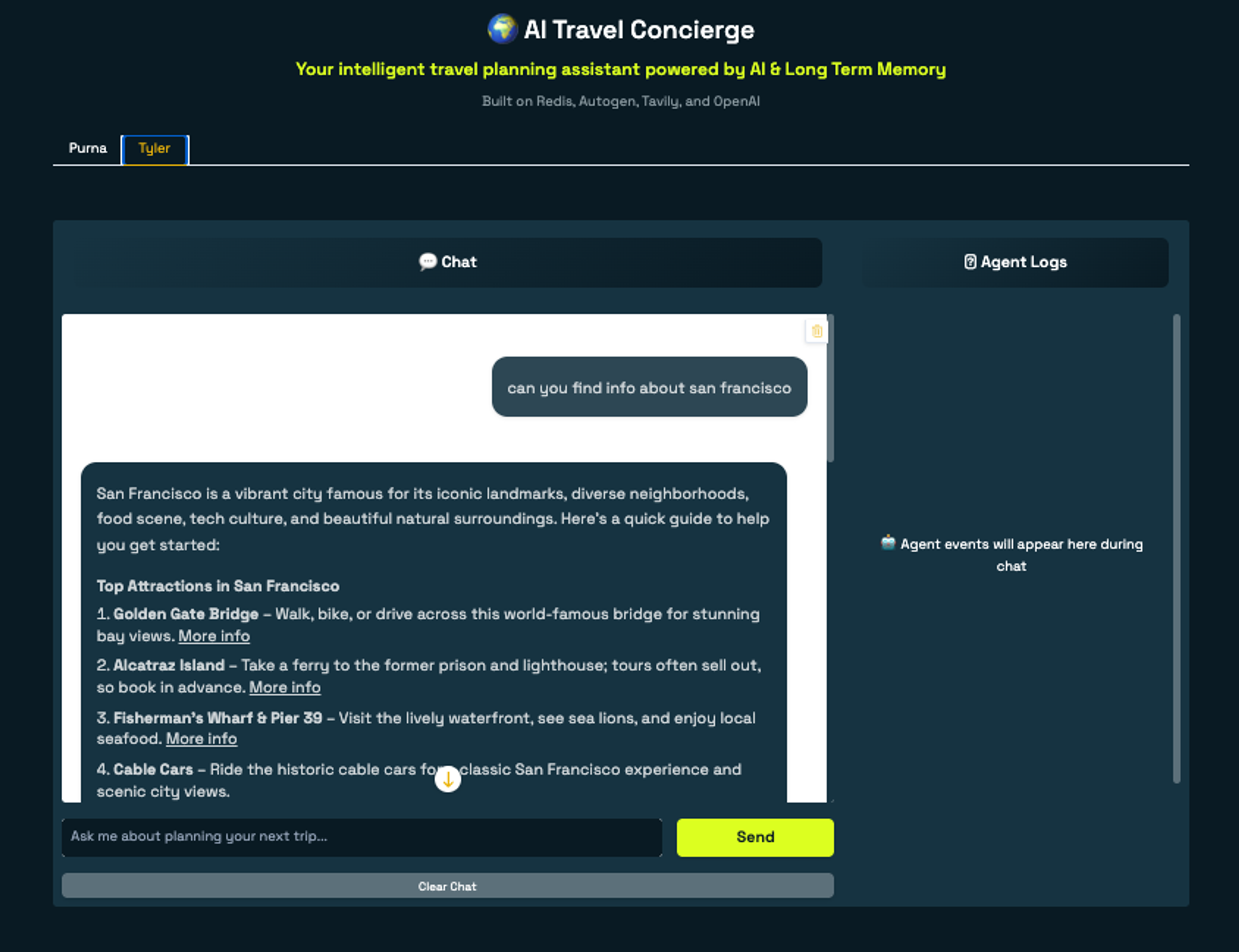 AI Travel Concierge