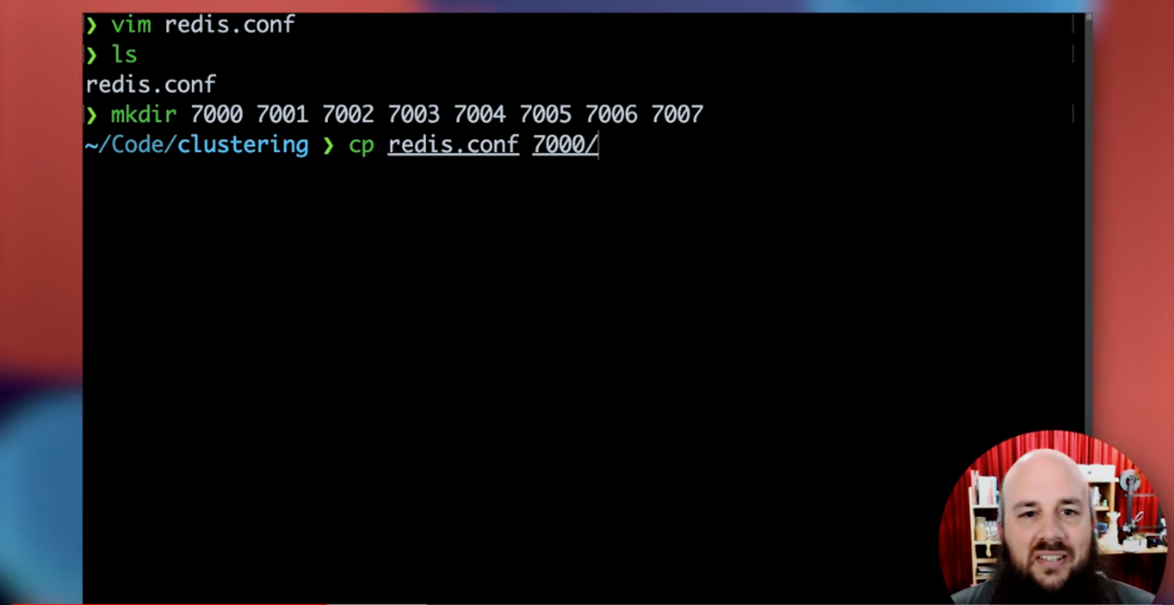 Justin Castilla and an interface with code.