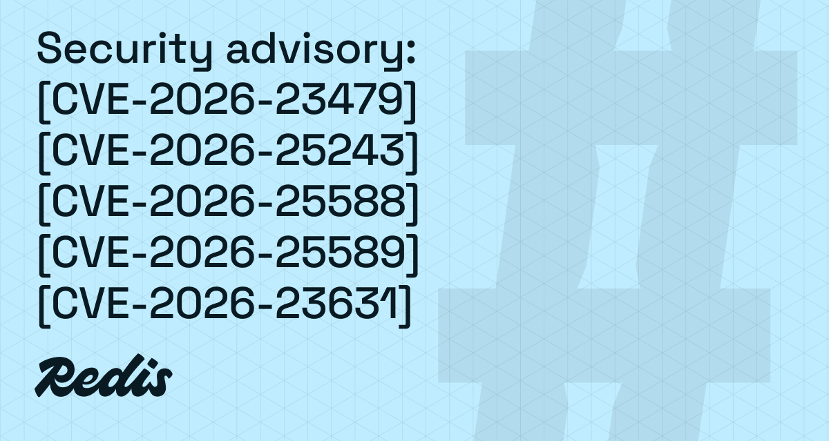 Security advisory: [CVE‑2026‑23479] [CVE‑2026‑25243] [CVE-2026-25588] [CVE‑2026‑25589] [CVE-2026-23631]
