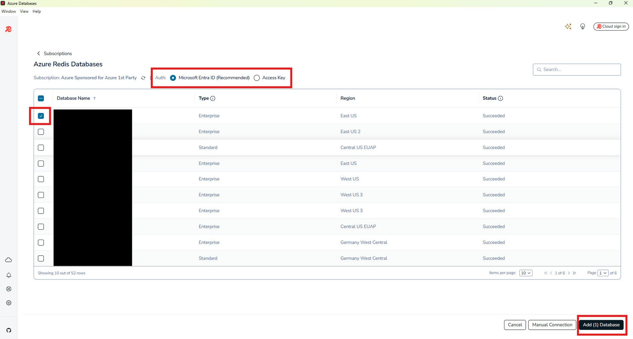 Connect to Azure Managed Redis with Redis Insight 3.2.0