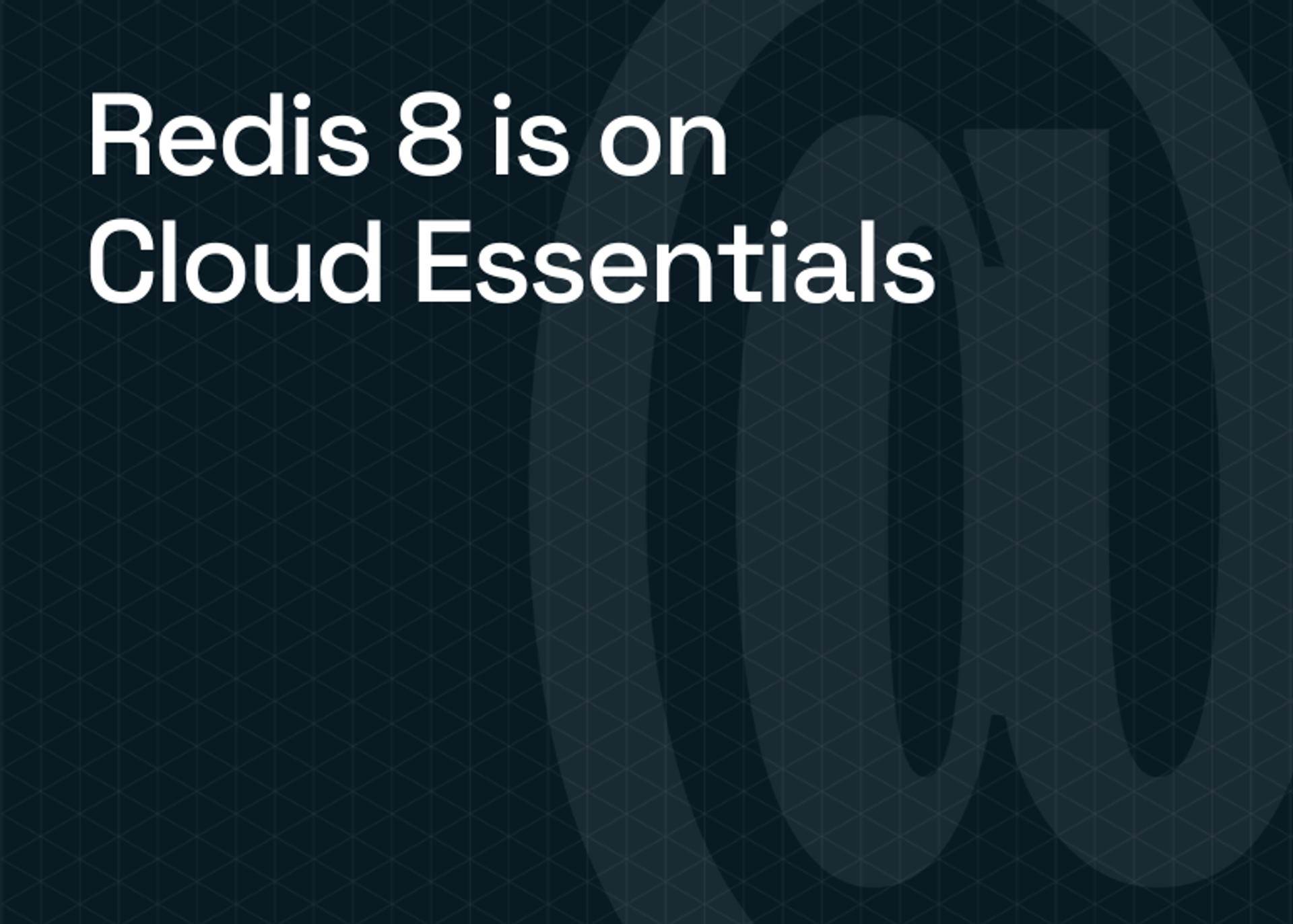 Redis 8 brings Vector Sets and is now in preview on Redis Cloud Essentials