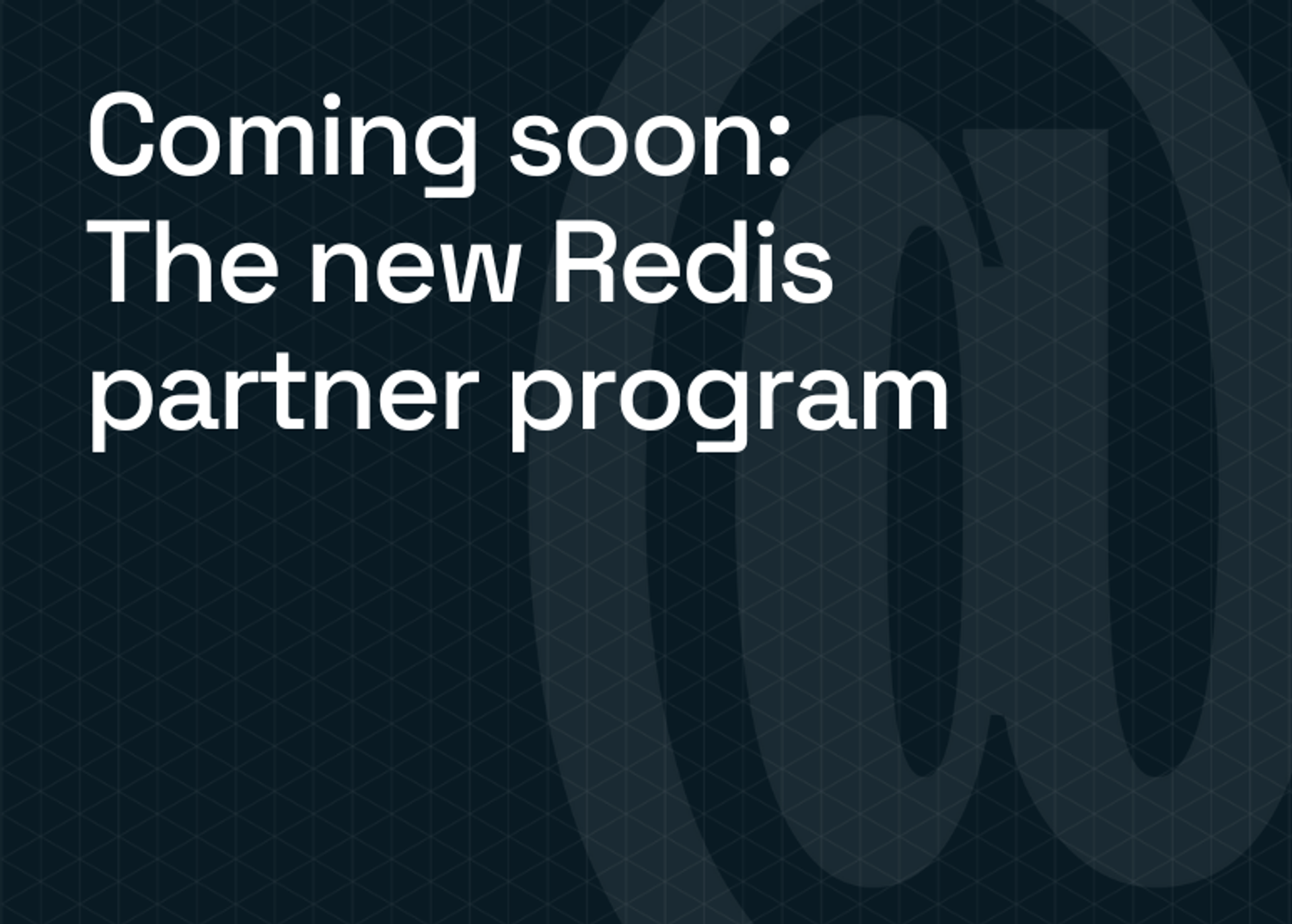 Redis partner program