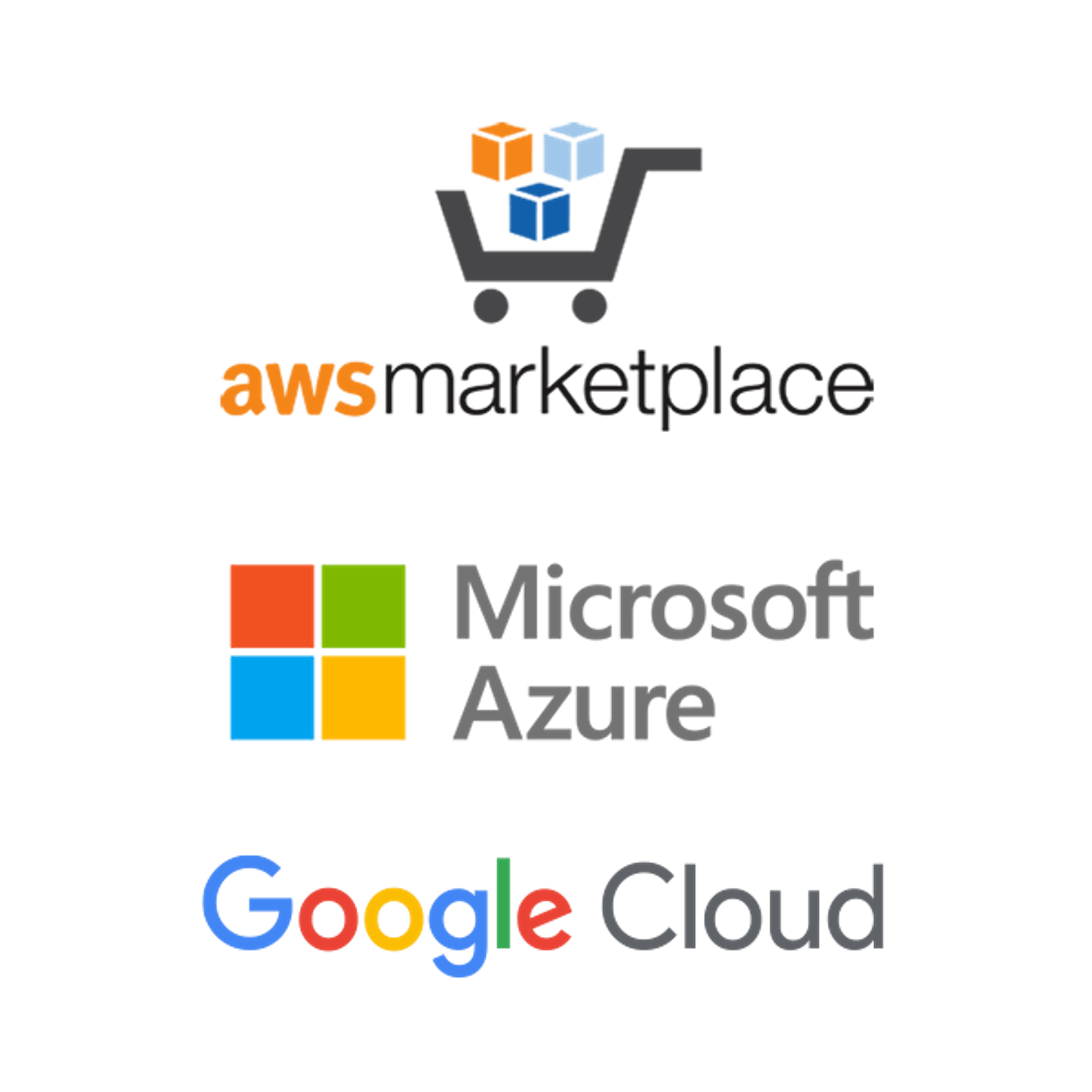 Cloud marketplace logos