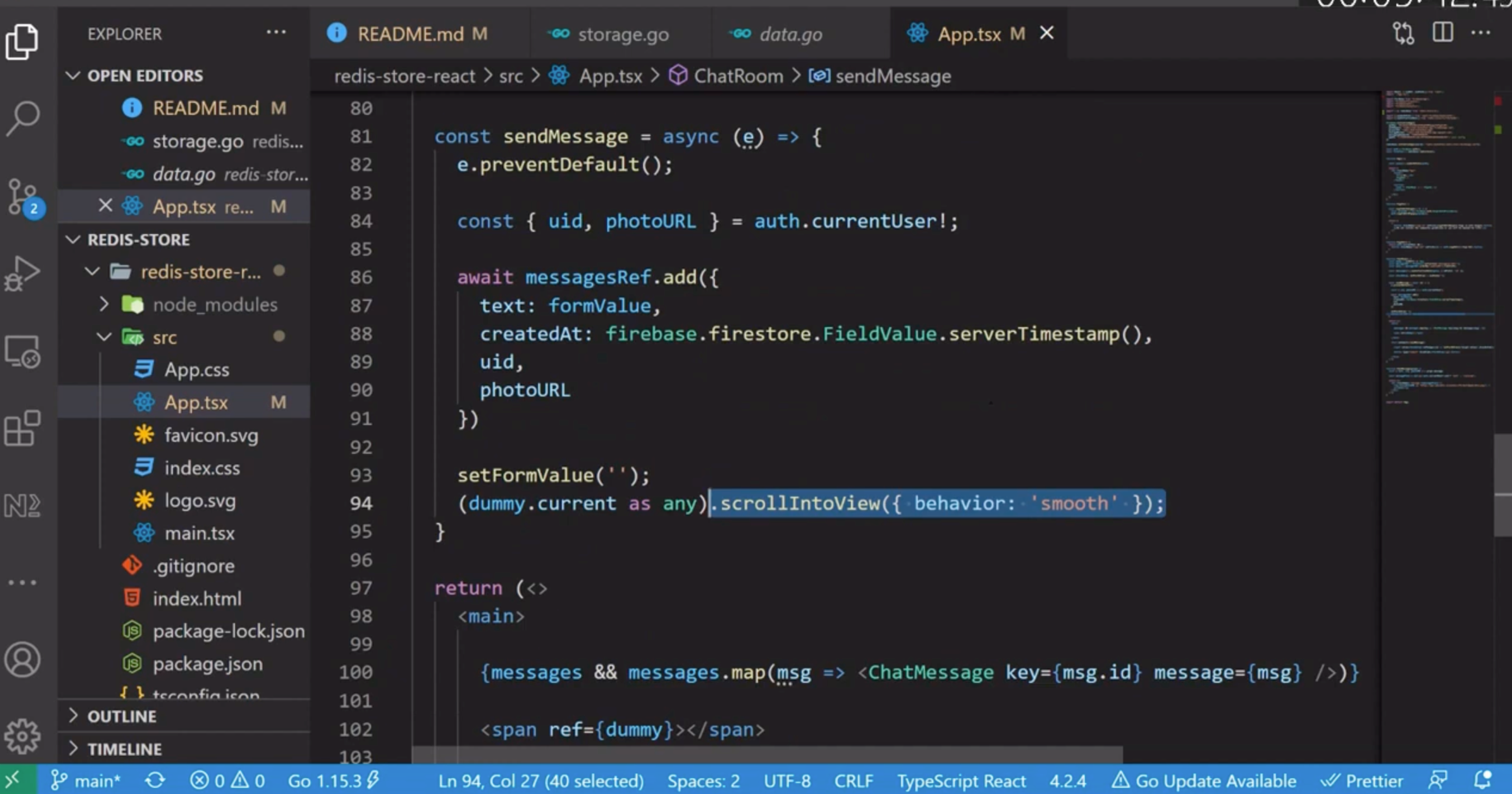 a computer interface for coding with json