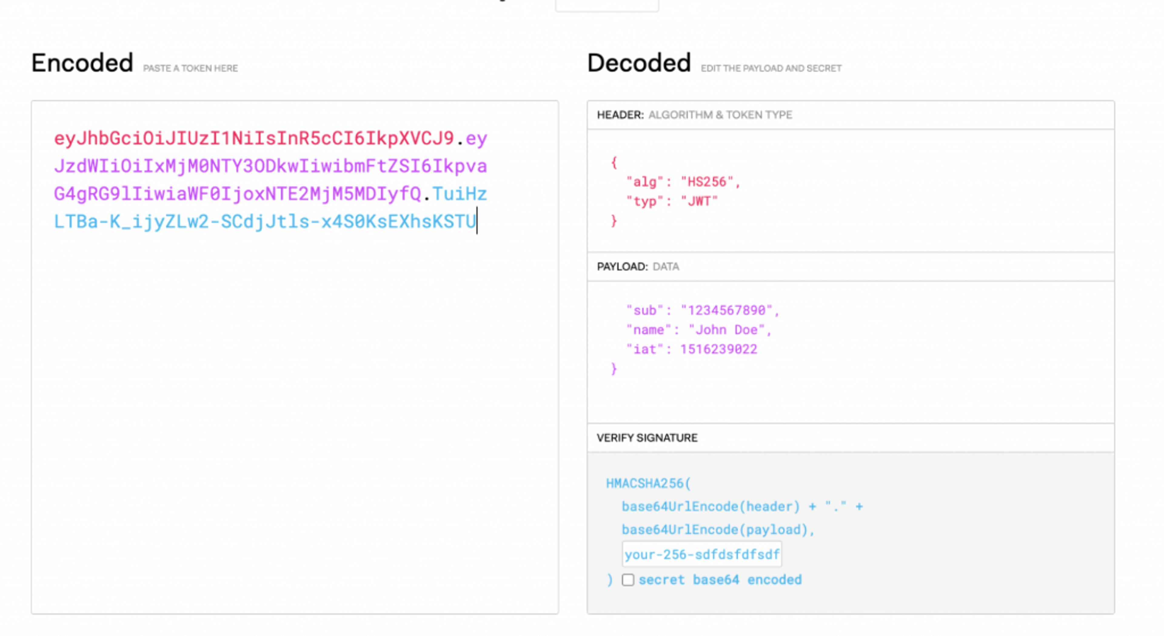 Encoded