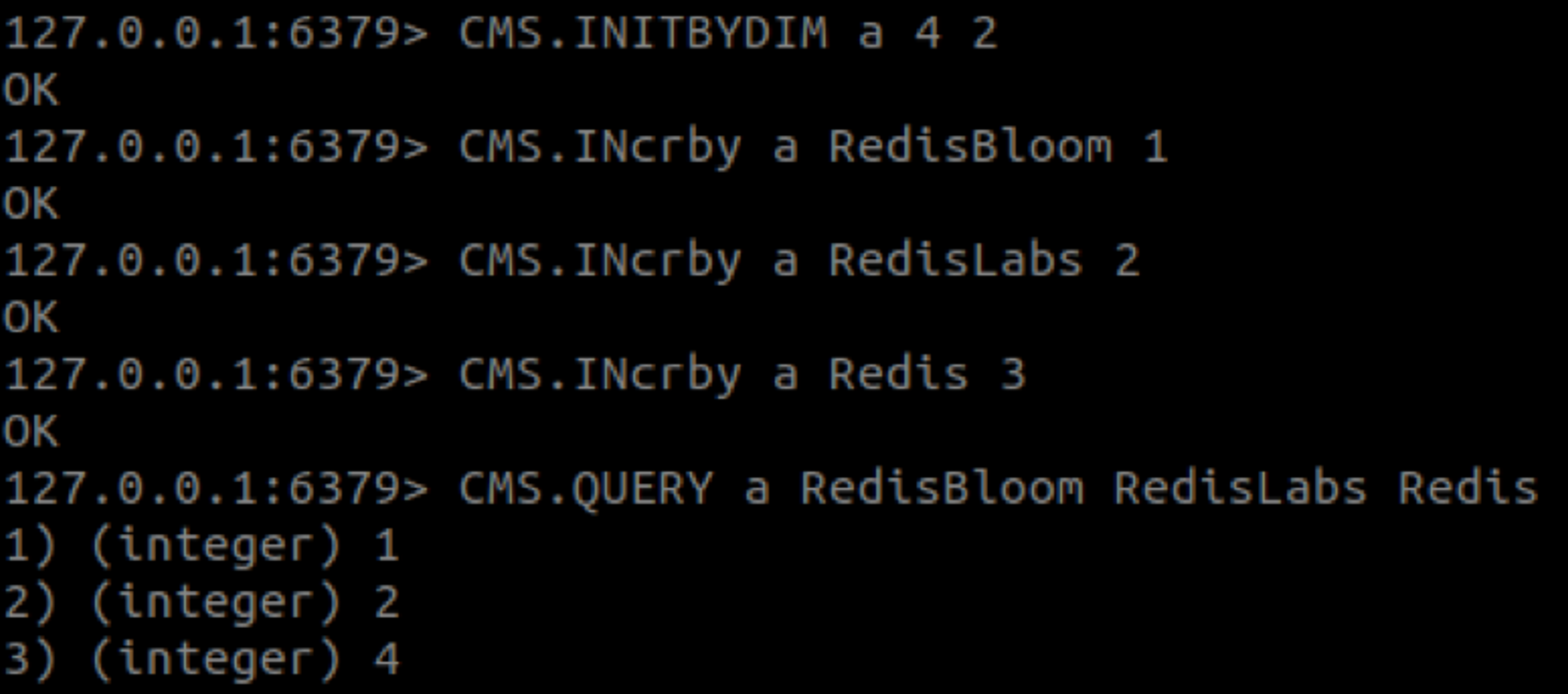 RedisBloom commands