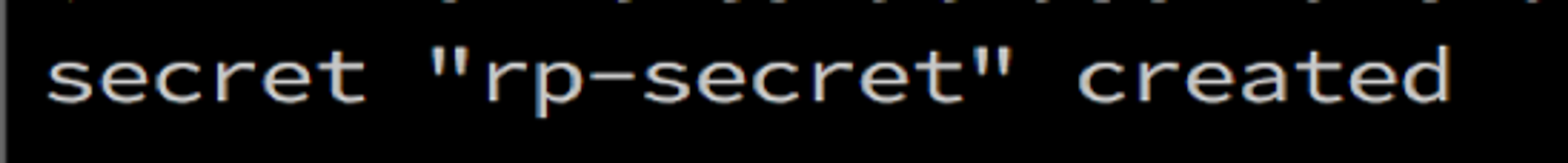 Redis Enterprise Kubernetes Secret
