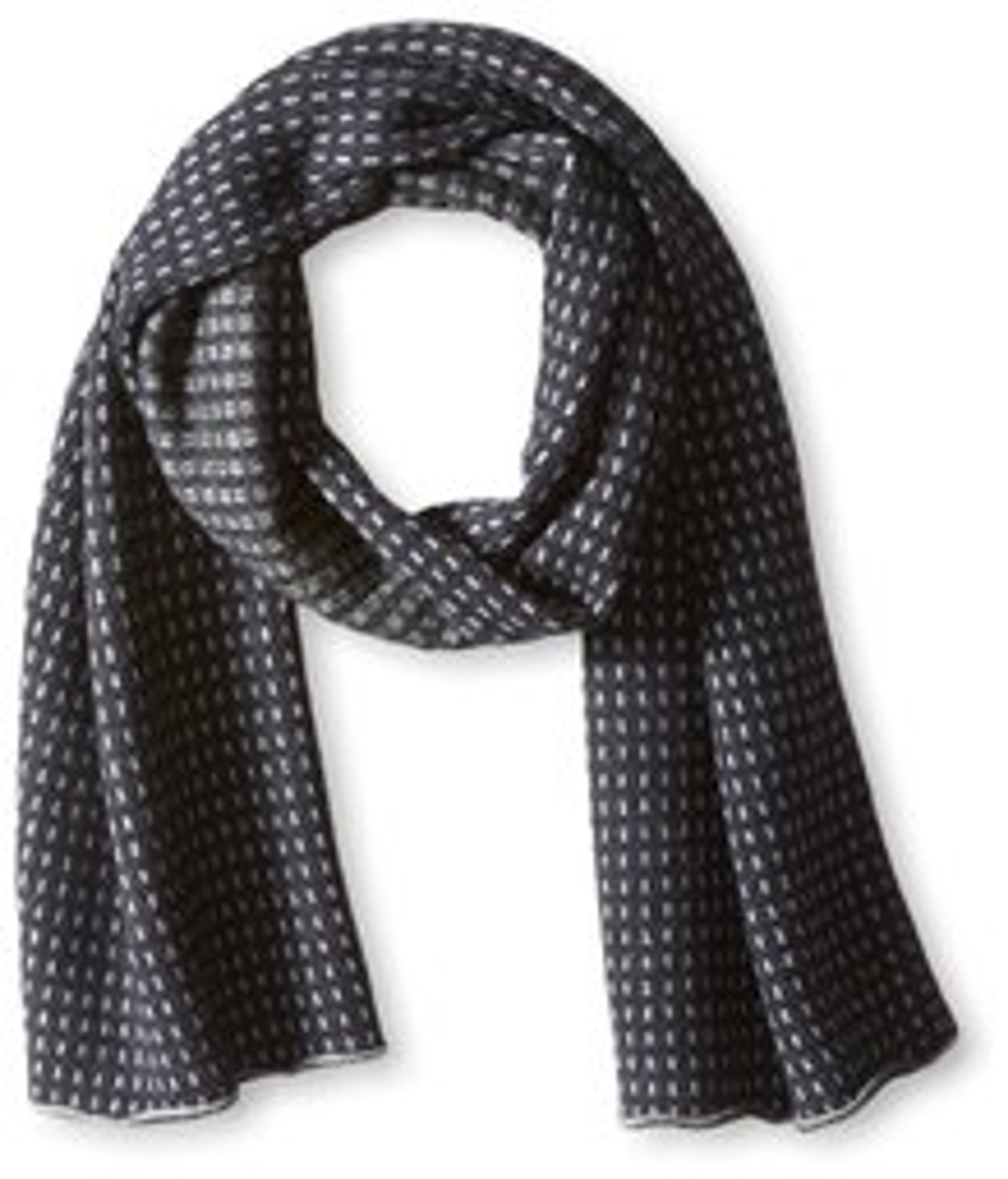 gray scarf