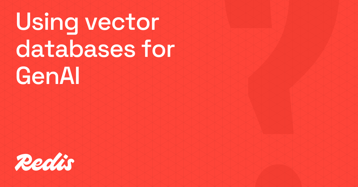 在生成AI中使用向量数据库