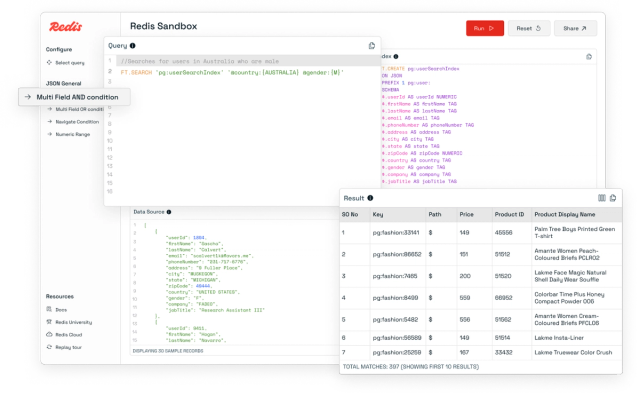 Redis sandbox