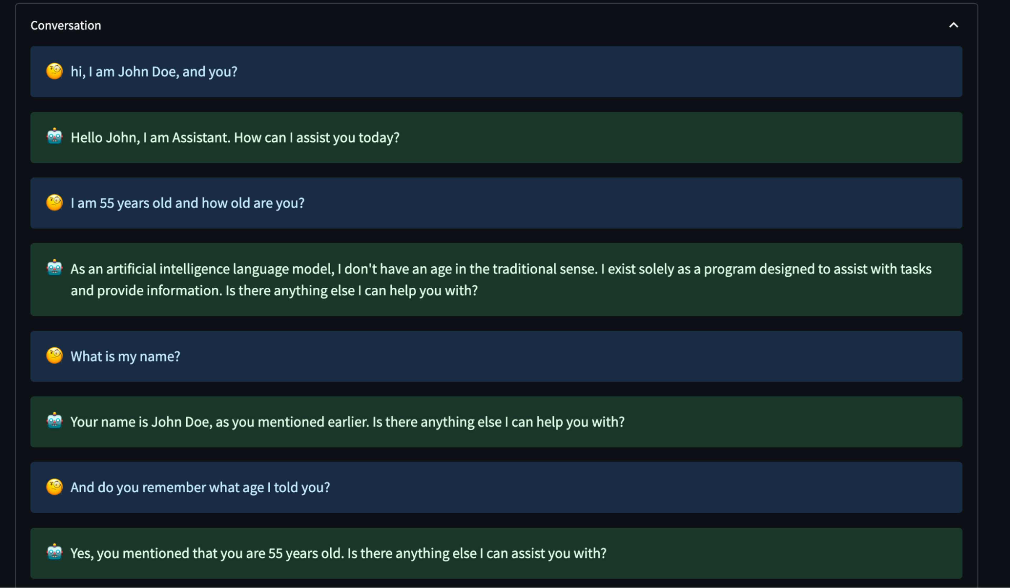 a chatgpt conversation
