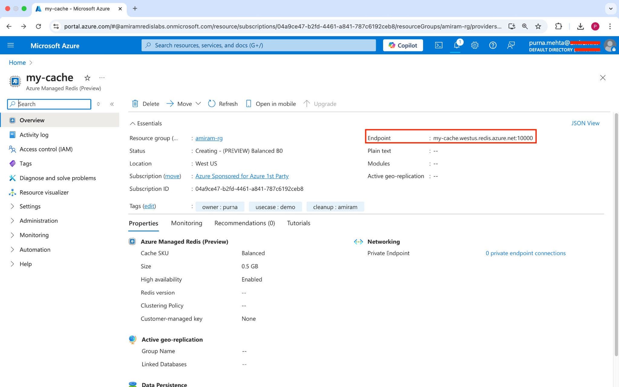 Get started today with Azure Managed Redis Redis