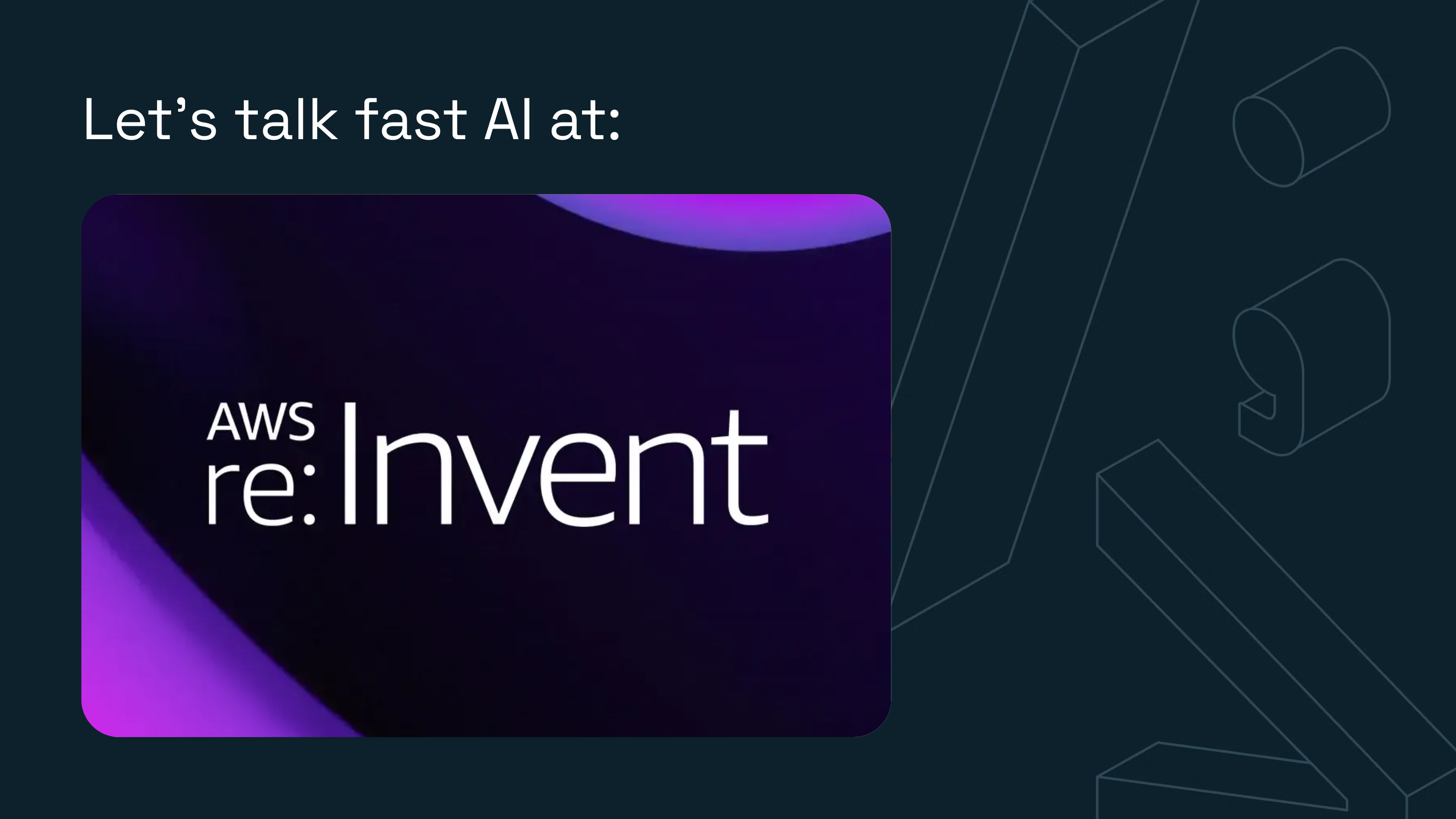 Redis at AWS re:Invent ’25