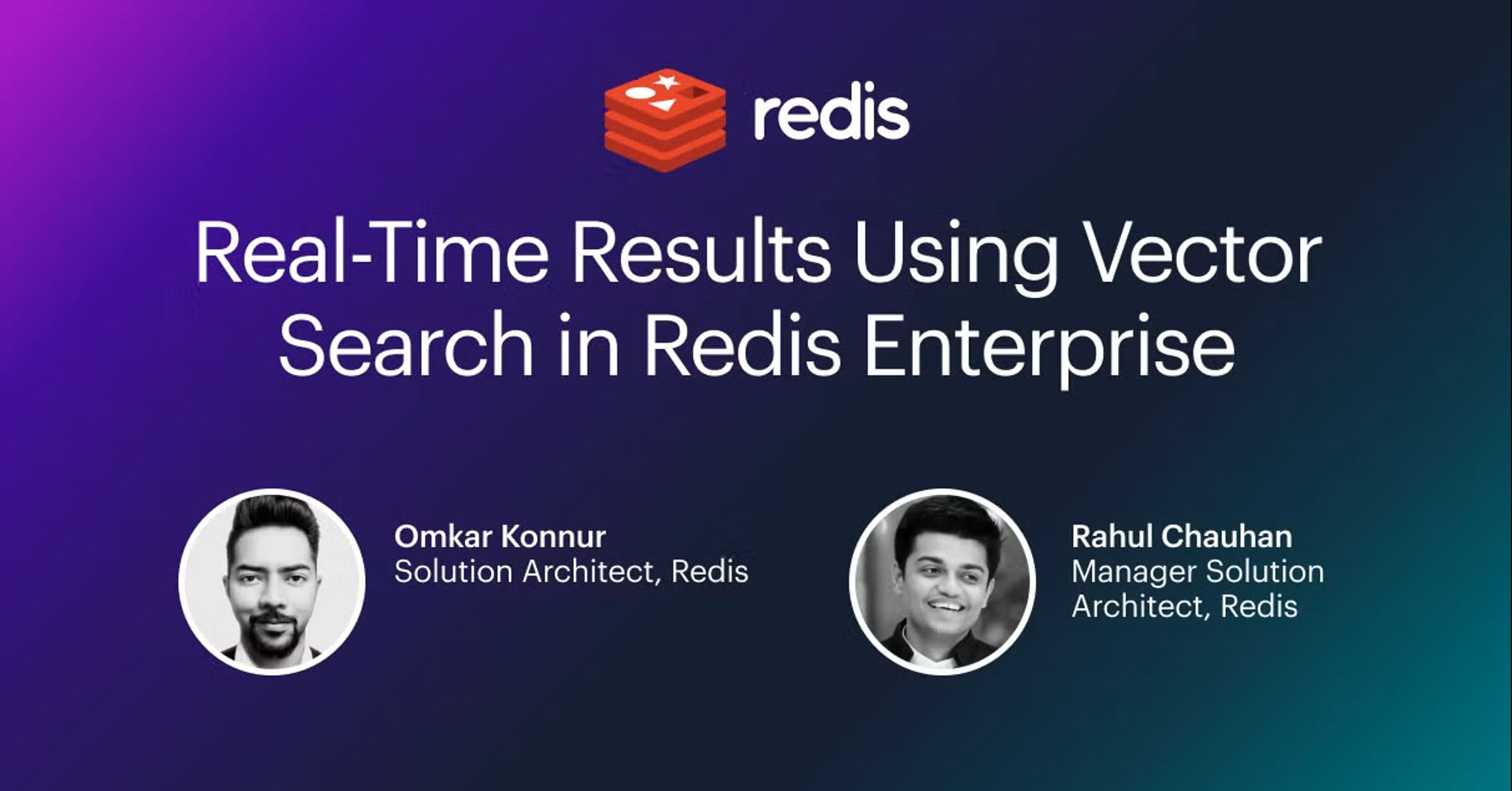 Real-Time Results Using Vector Search in Redis Enterprise