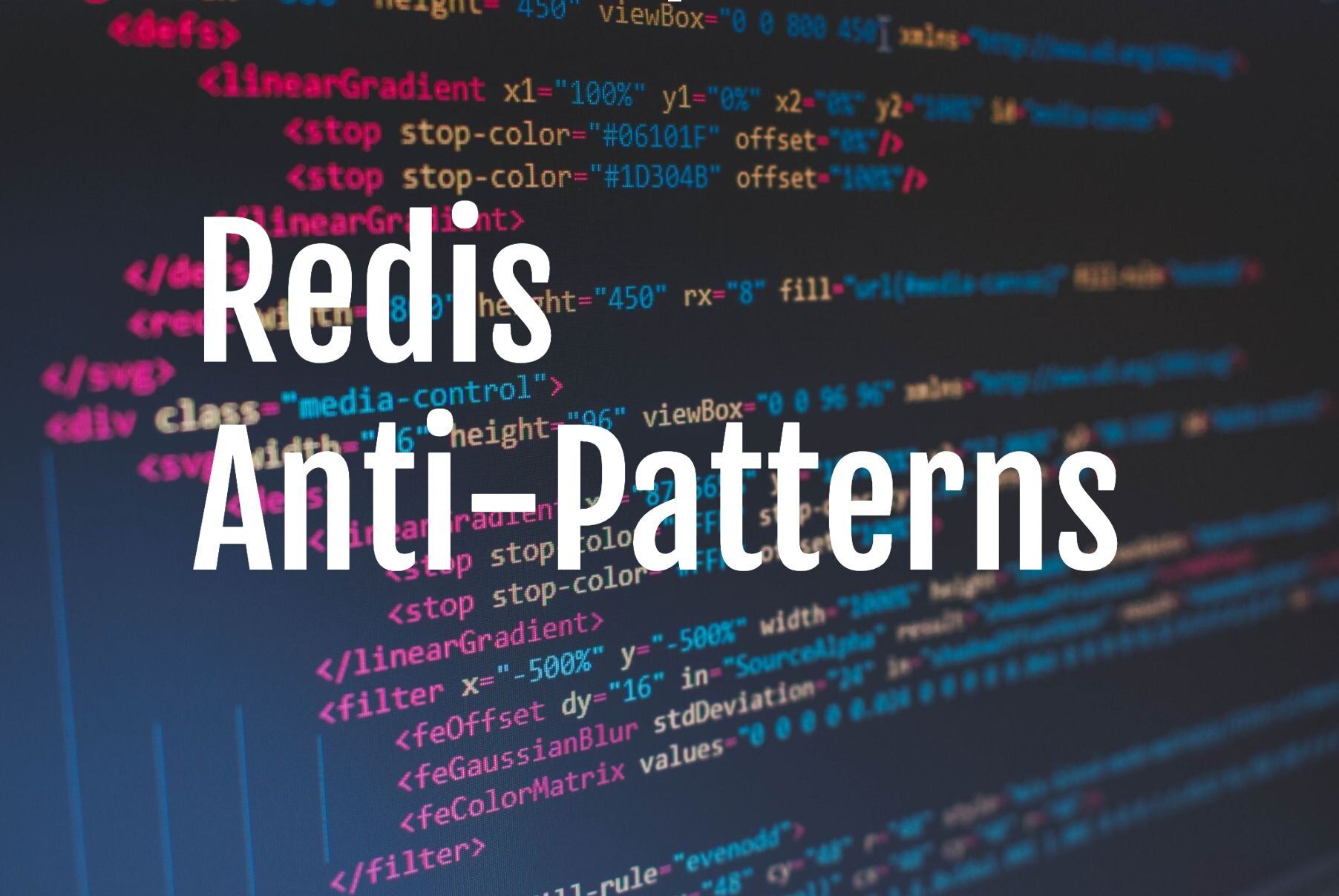 Illustration of common Redis anti-patterns to avoid