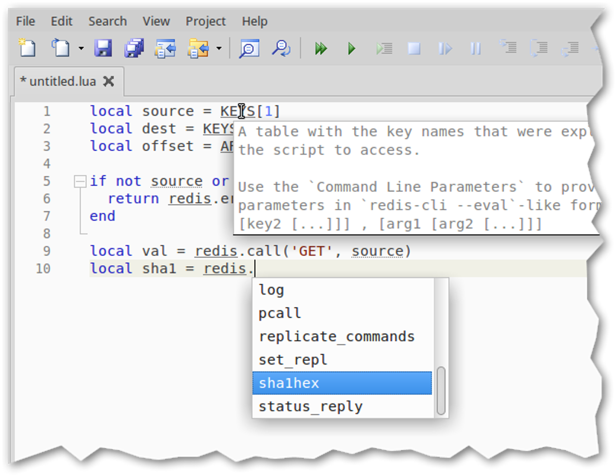 ZeroBrane Studio Plugin for Redis Lua Scripts | Redis