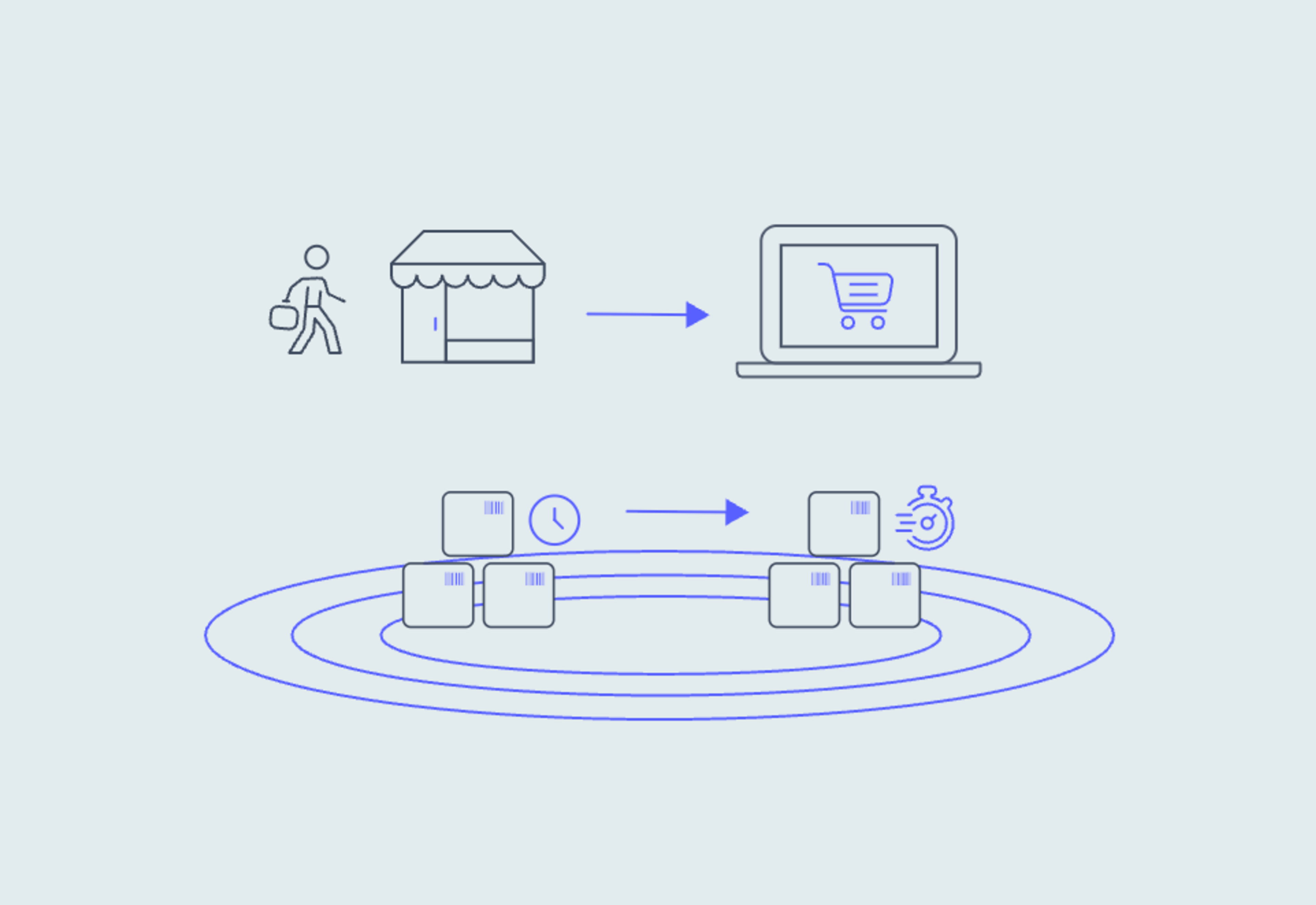 Retail solutions illustration