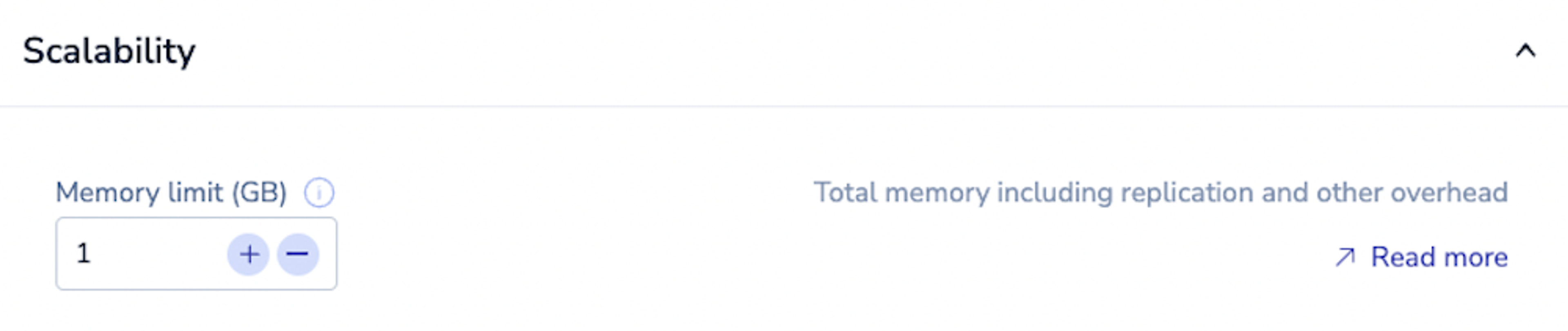 Sizing your database in the Redis Cloud console