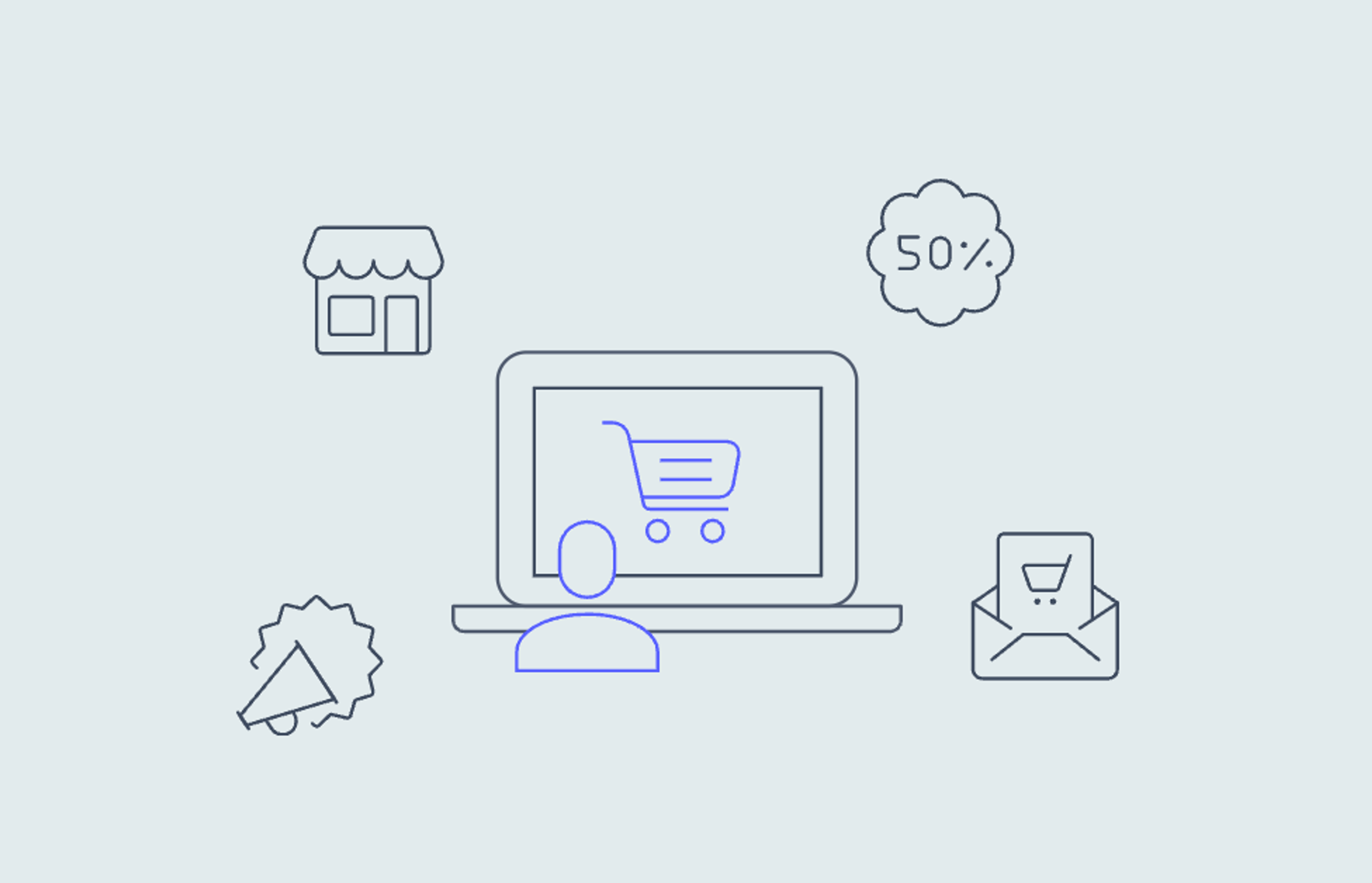 Retail solutions illustration