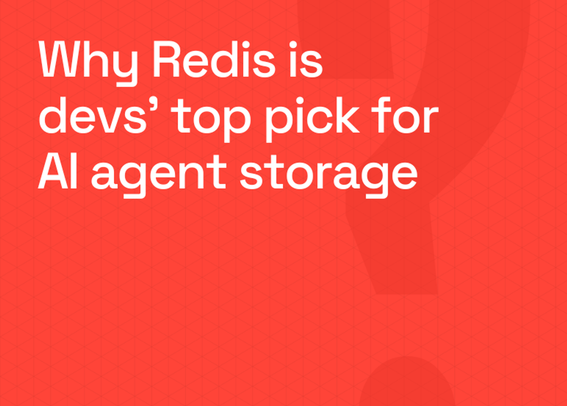 It’s official: We’re the #1 AI agent data storage tool