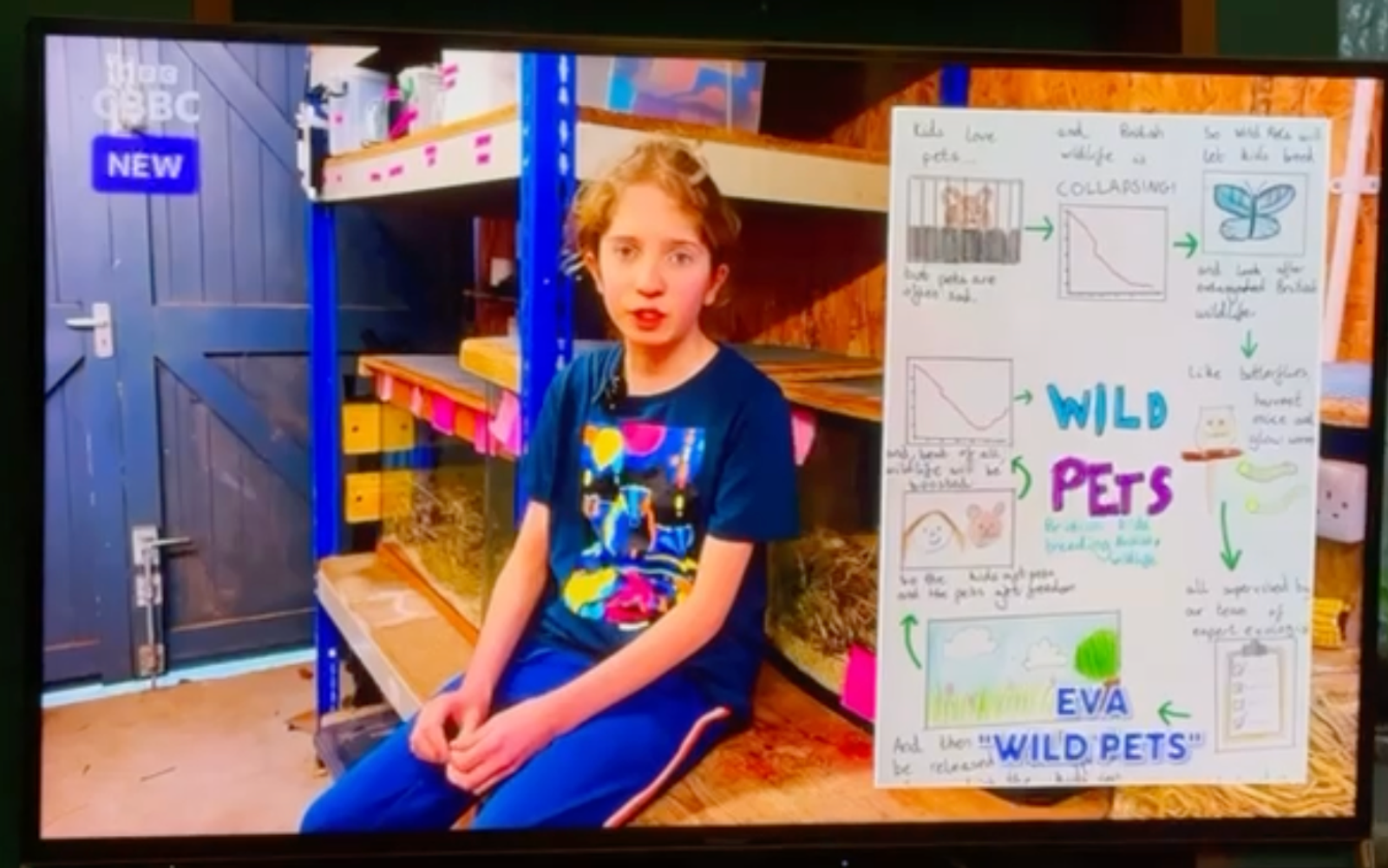 Eva on Blue Peter