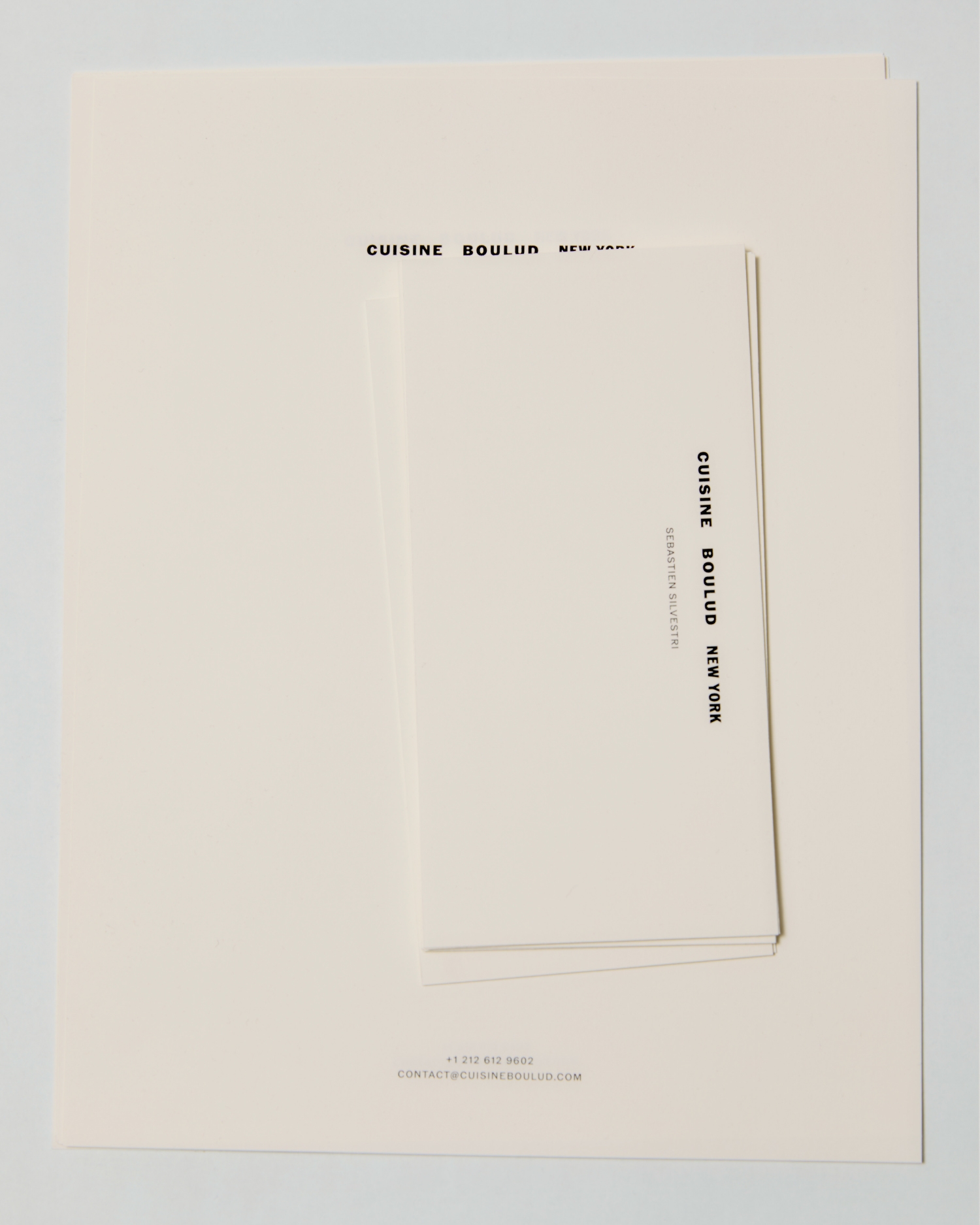 Cuisine Boulud New York identity