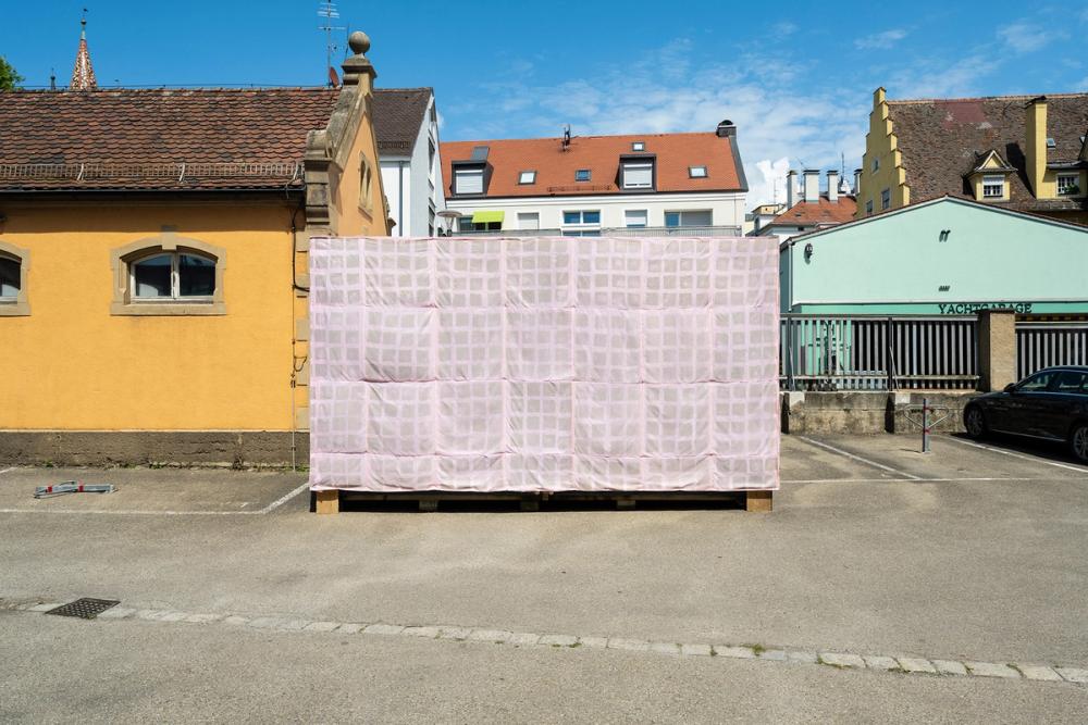 Photograph of artwork self-contained, Biennial Lindau, 2022