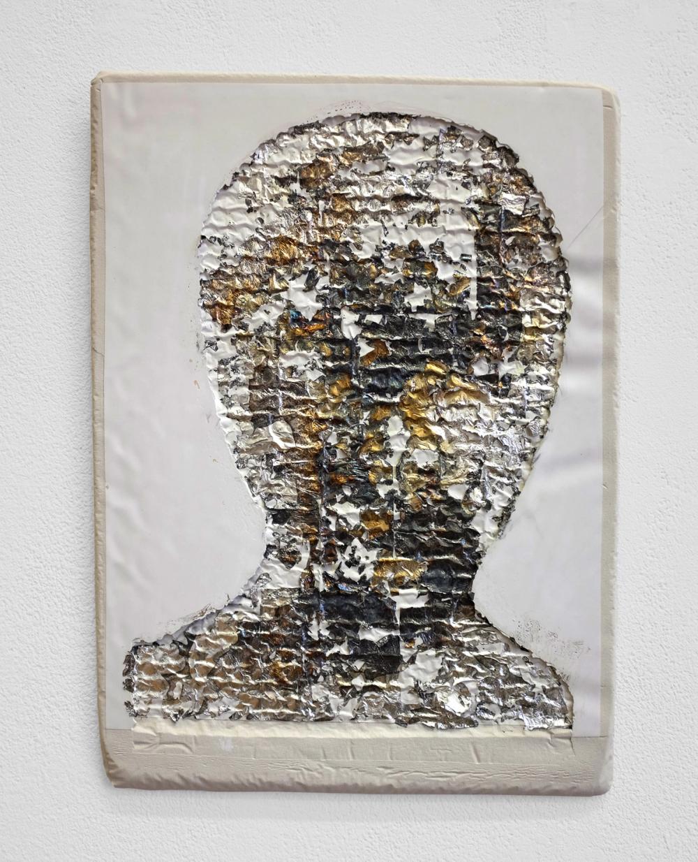 Photograph of the artwork Interface (2), 2015, plaster print, 30×40cm