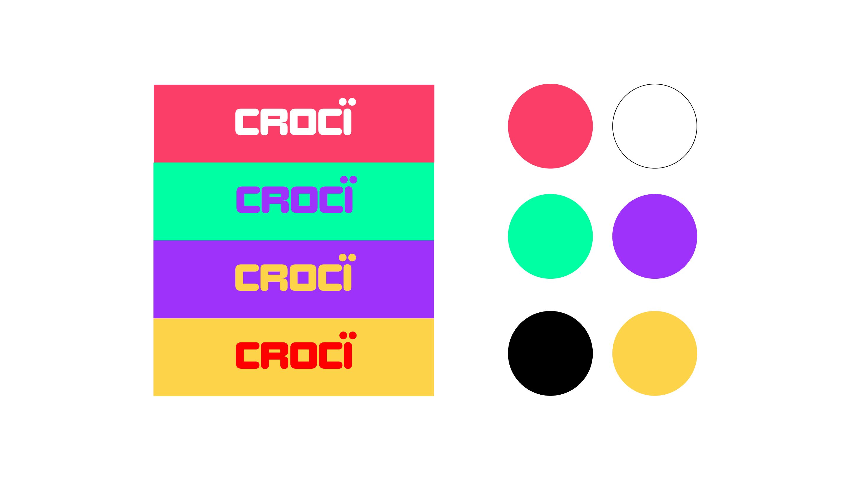 Branding - Crocï collective bold colours