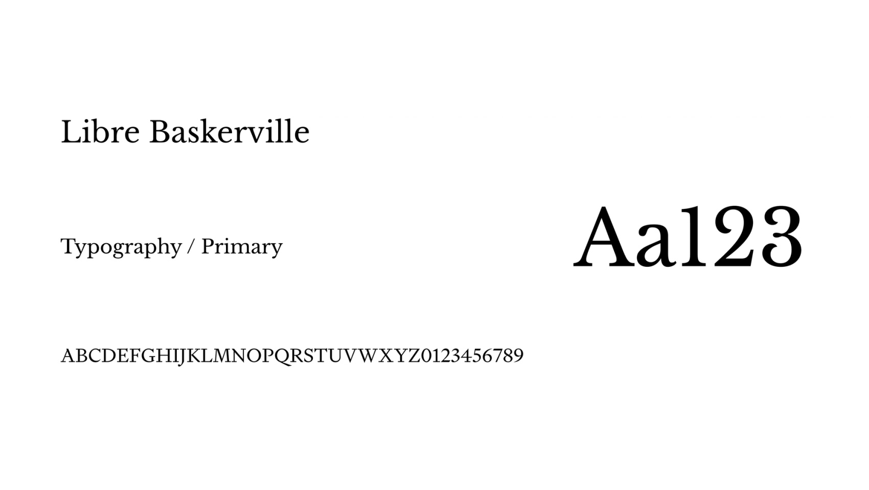 Libre Baskerville