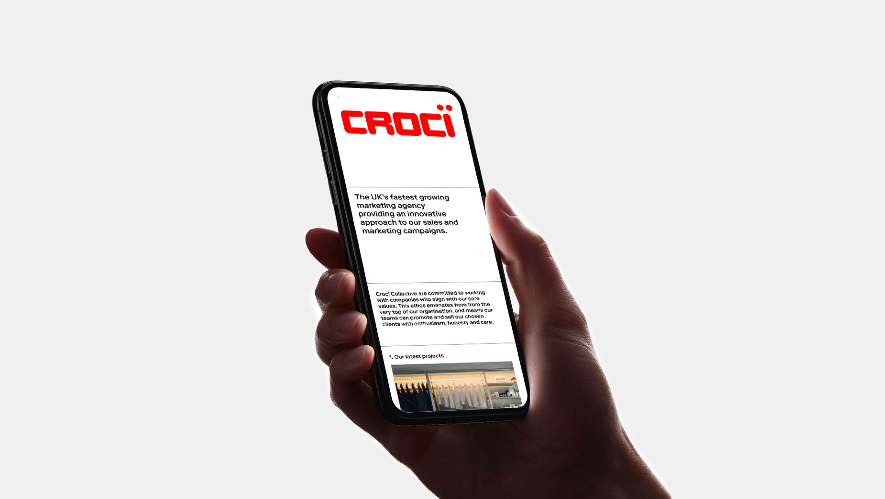 Croci collective branding phone