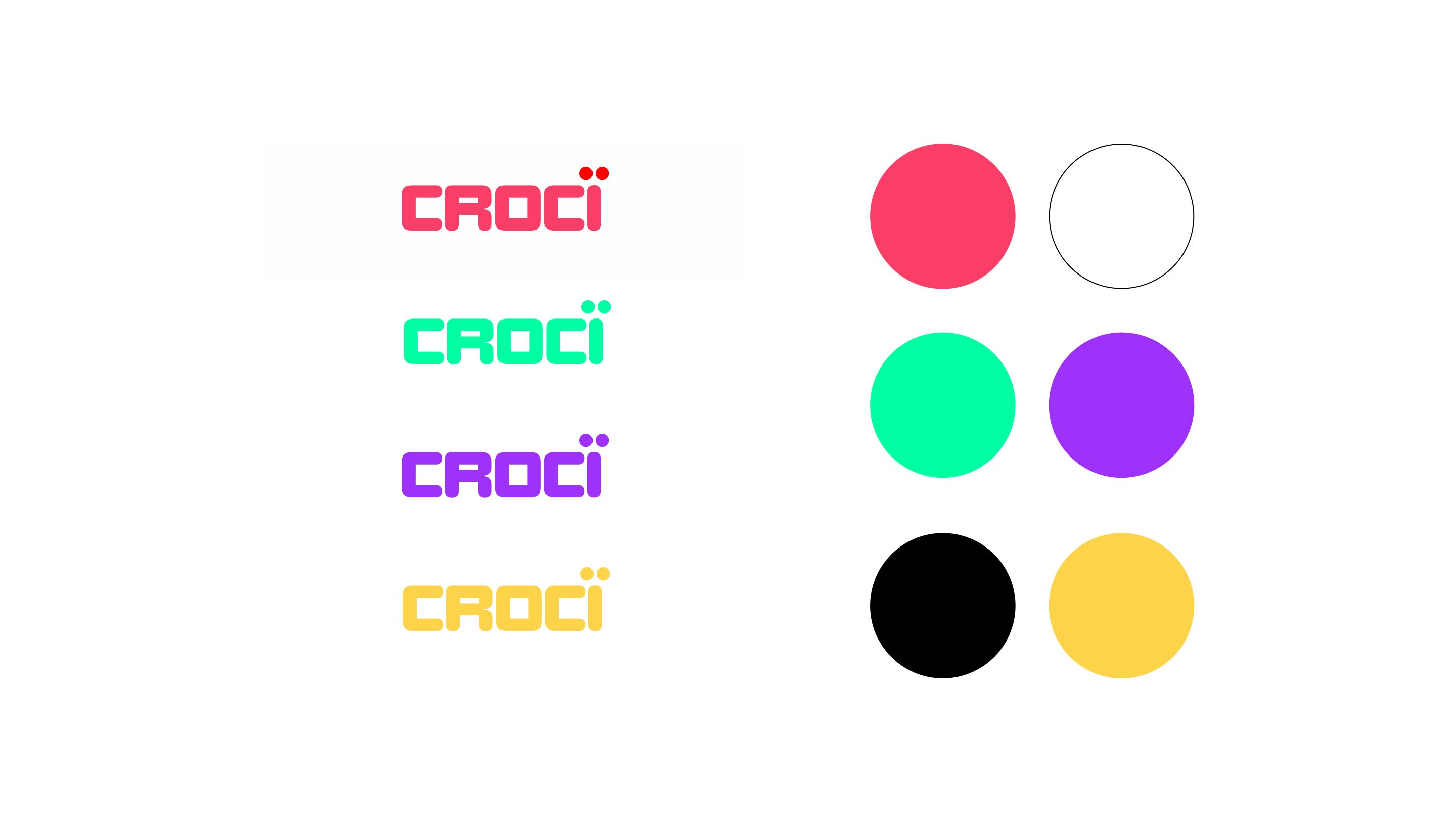 Branding - Crocï collective colours