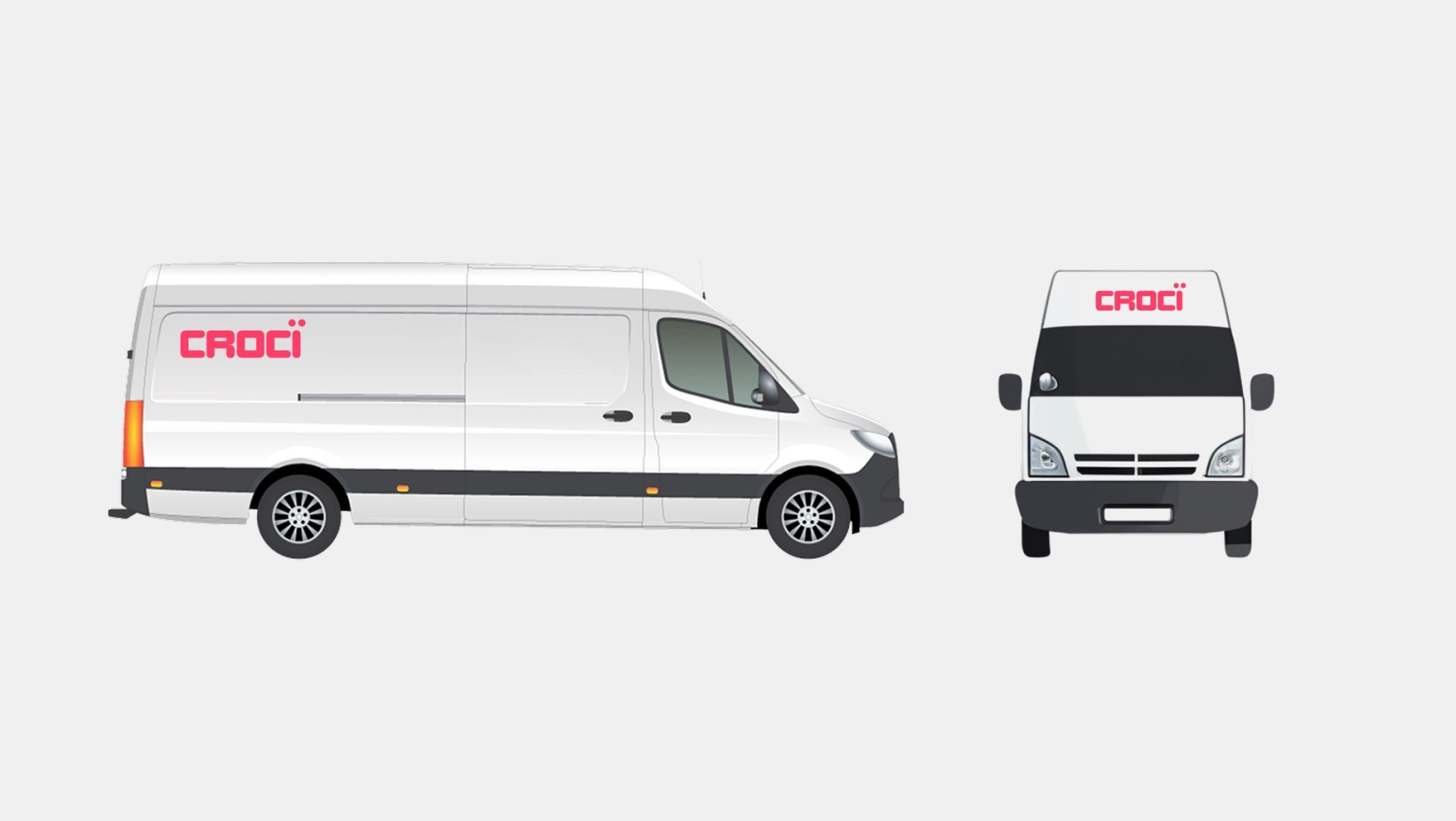 Branding - Crocï collective on transit van