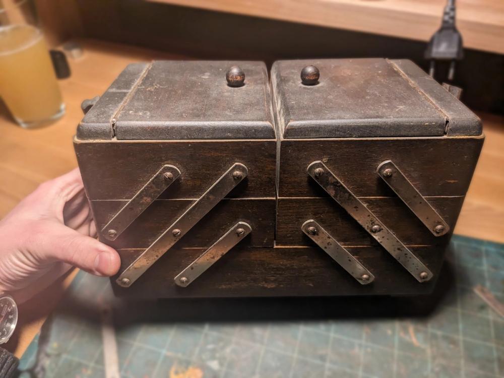 Wooden box restoration