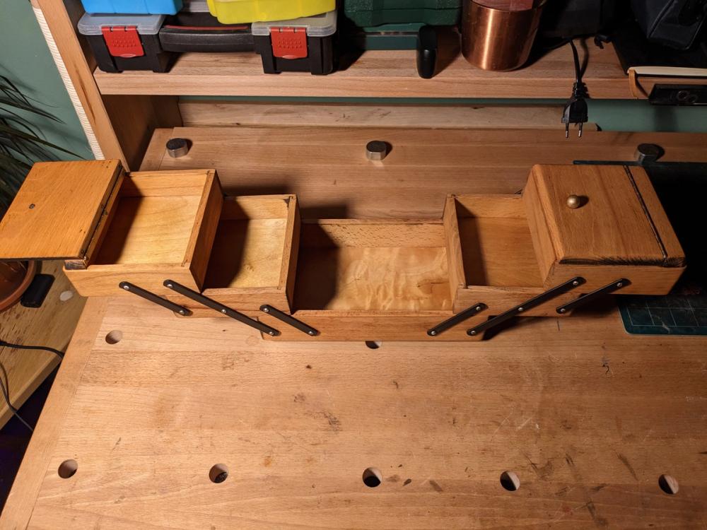Wooden box restoration