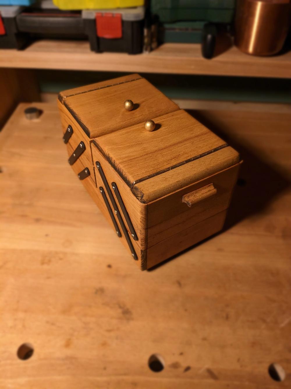 Wooden box restoration