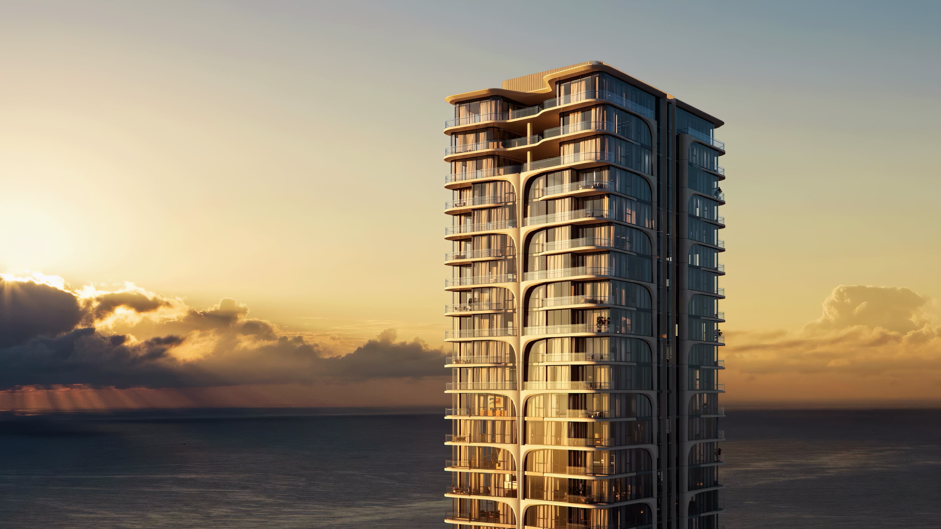 a black folder with a picture of a building on it .